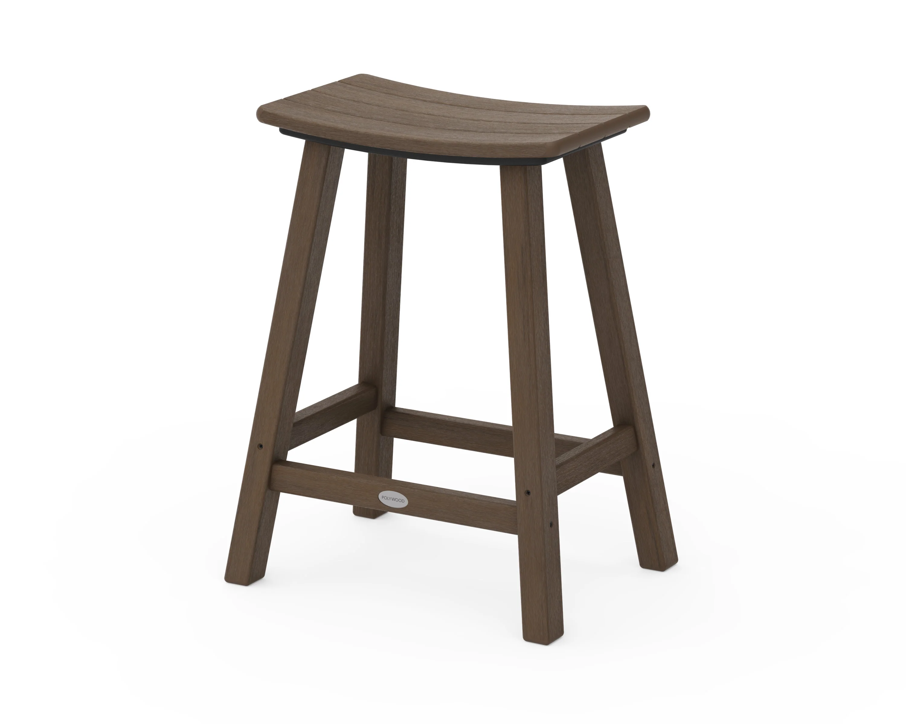 Traditional 24" Saddle Counter Stool - Image 9