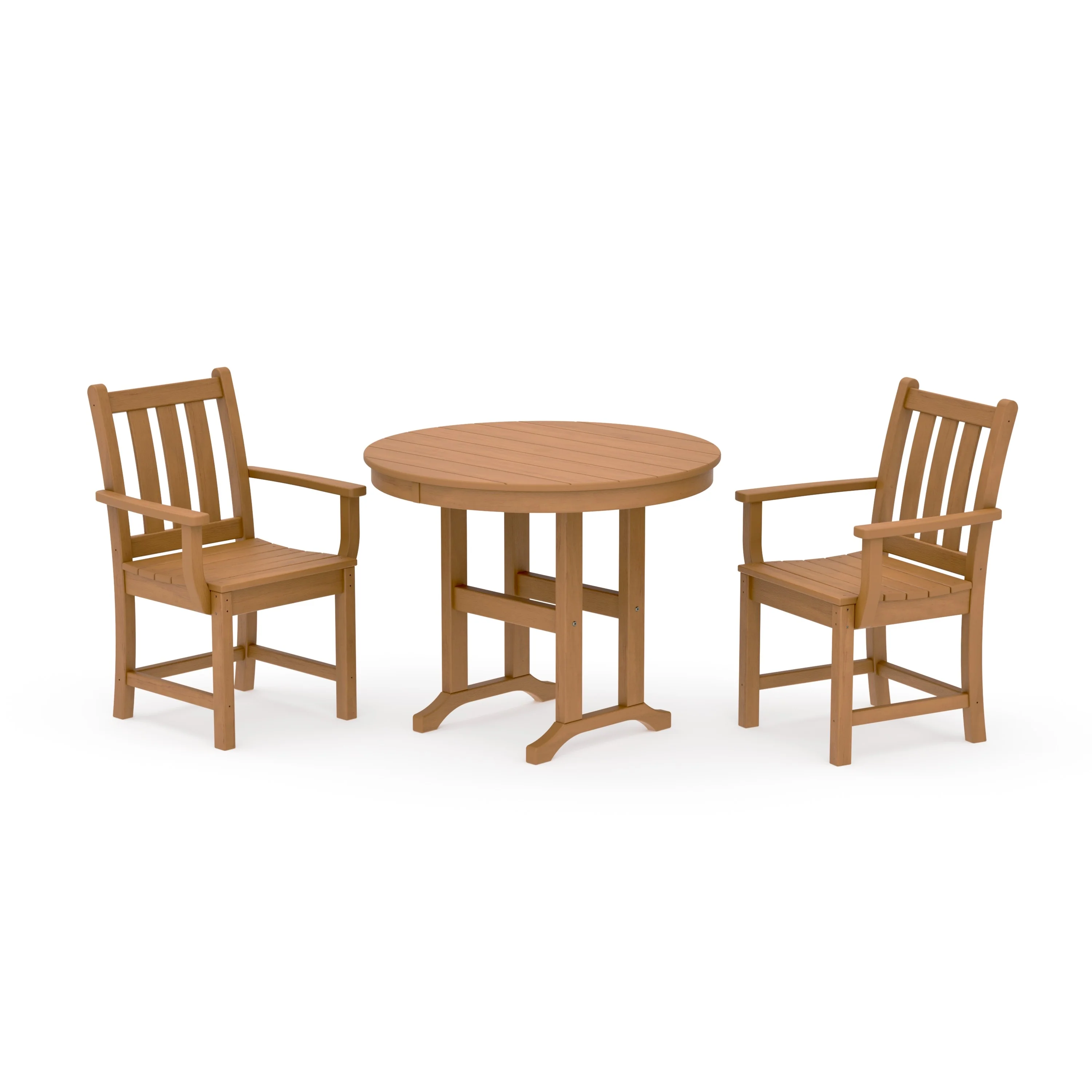 Traditional Garden 3-Piece Round Dining Set - Image 12