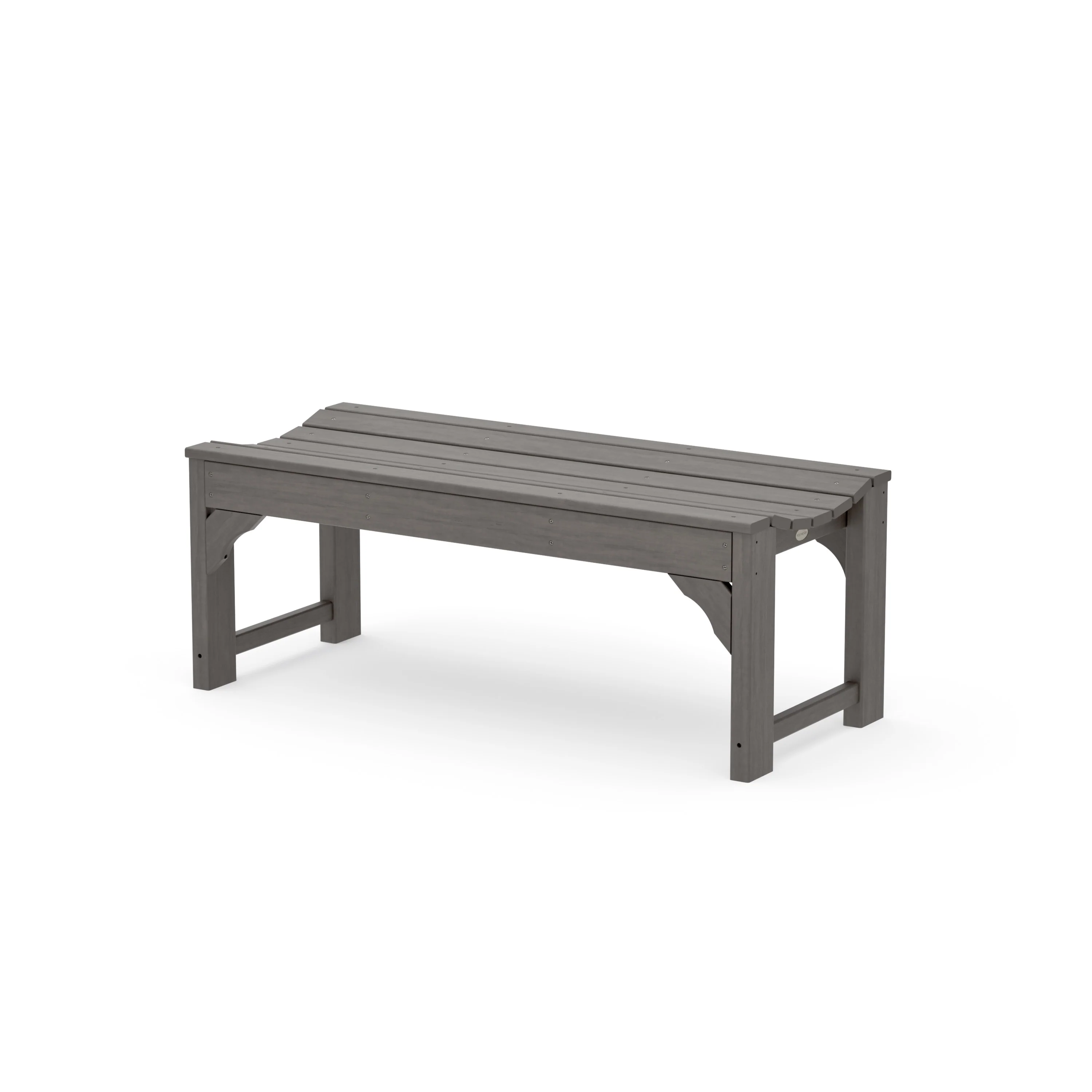 Traditional Garden 48" Backless Bench - Image 10
