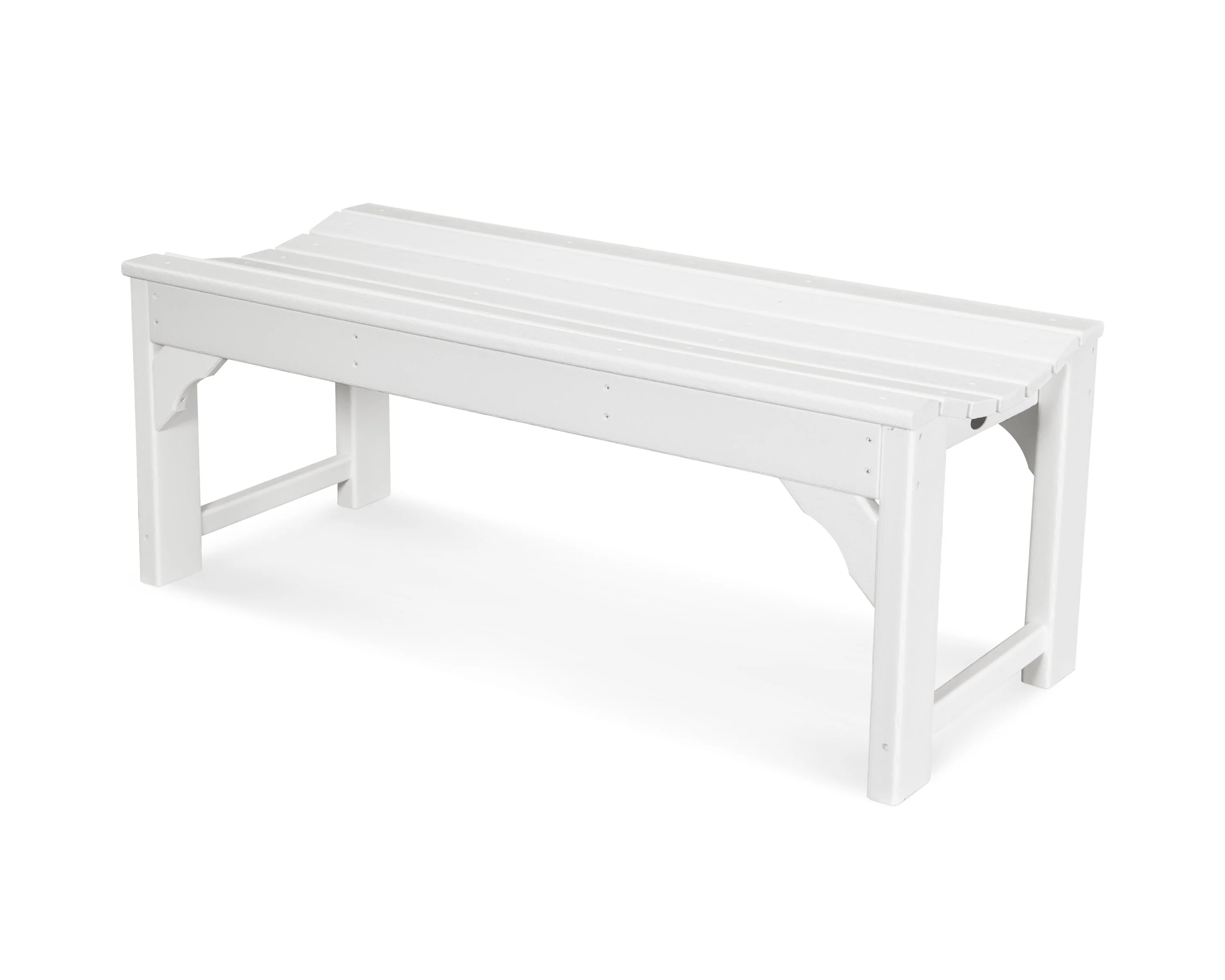 Traditional Garden 48" Backless Bench - Image 4