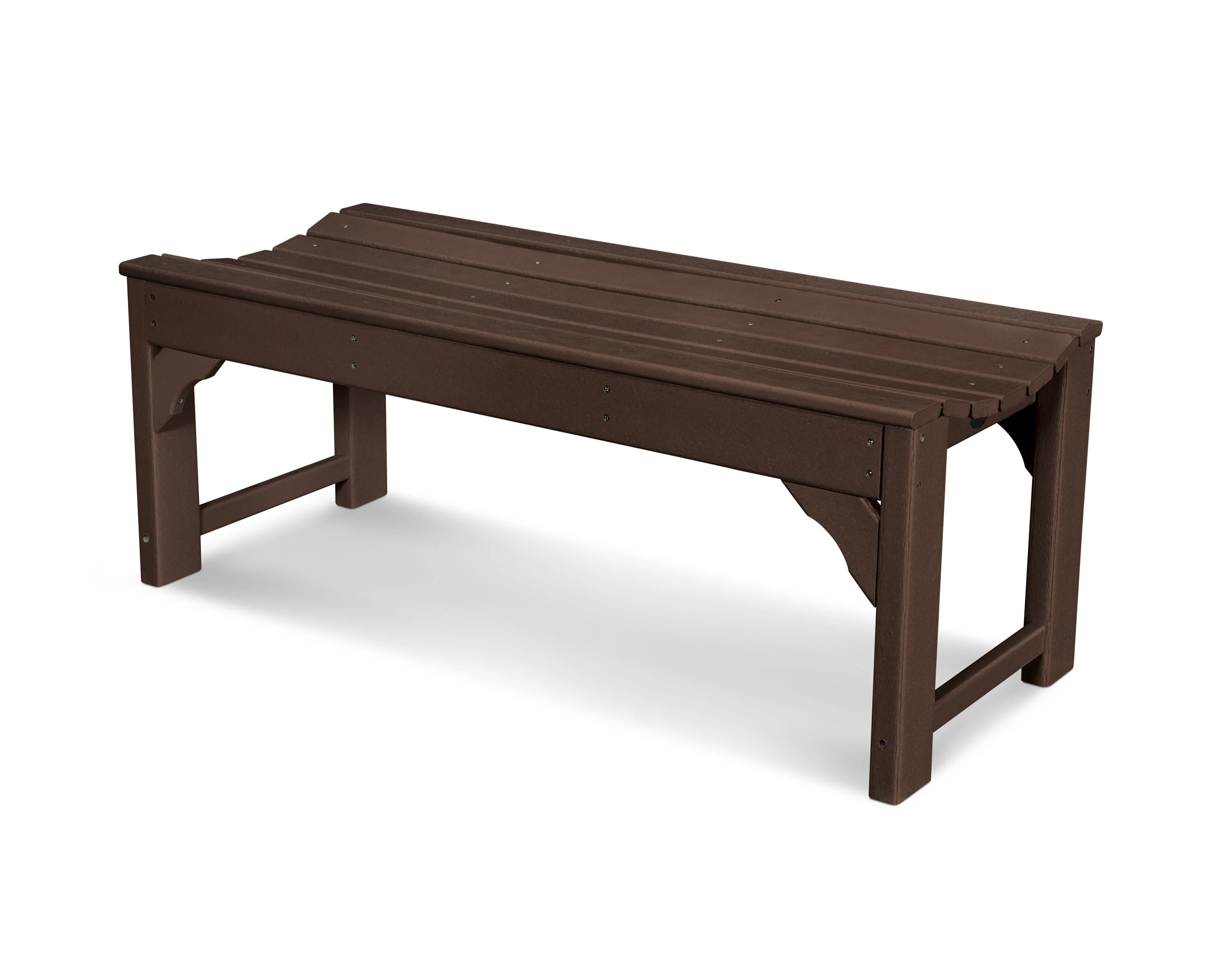 Traditional Garden 48" Backless Bench - Image 9