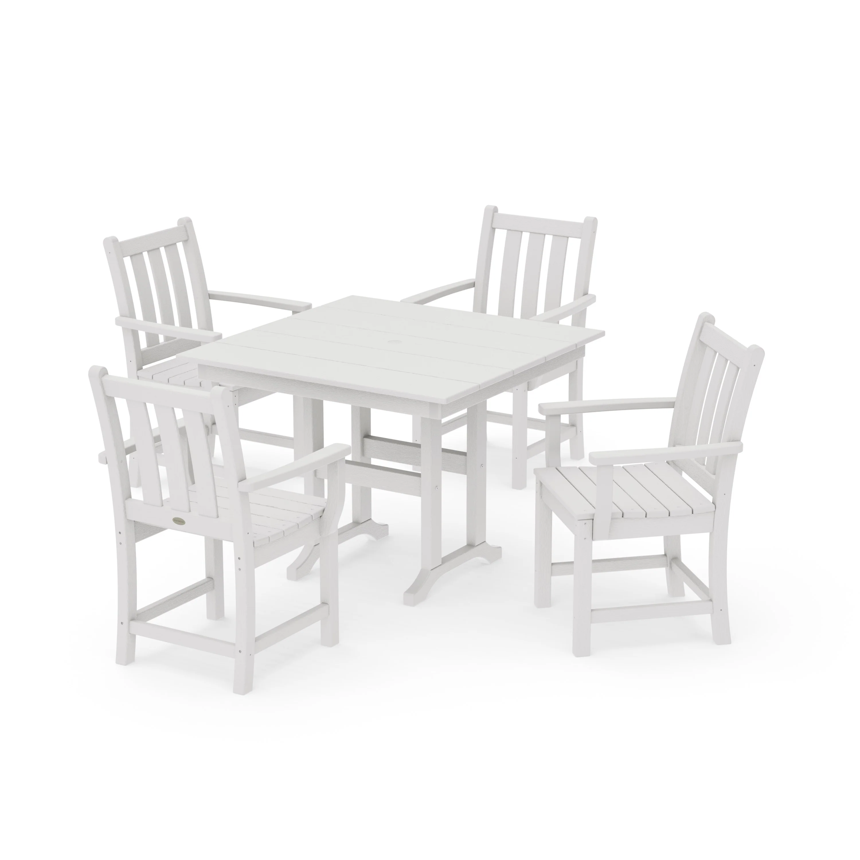 Traditional Garden 5-Piece Farmhouse Dining Set - Image 14