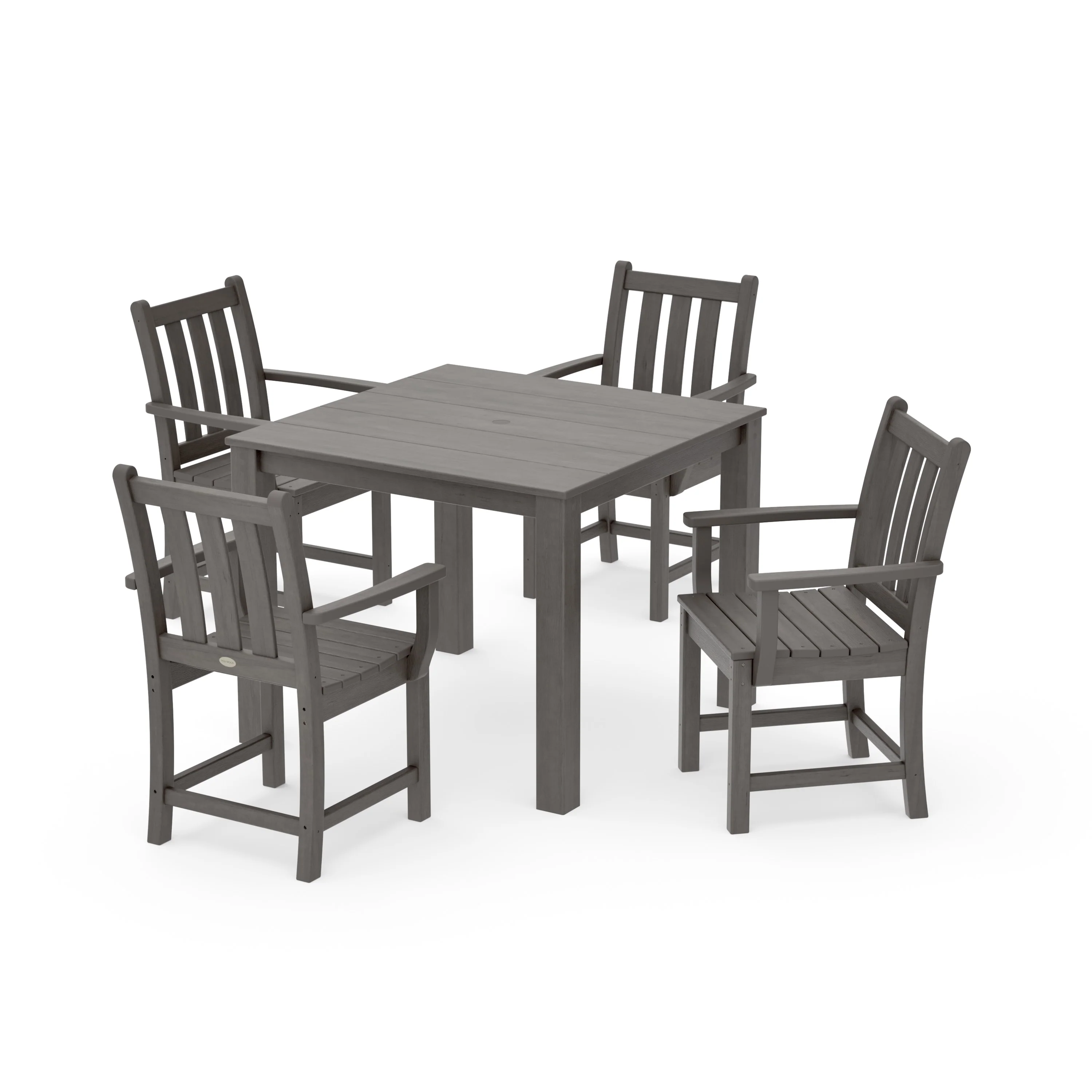 Traditional Garden 5-Piece Parsons Dining Set - Image 10