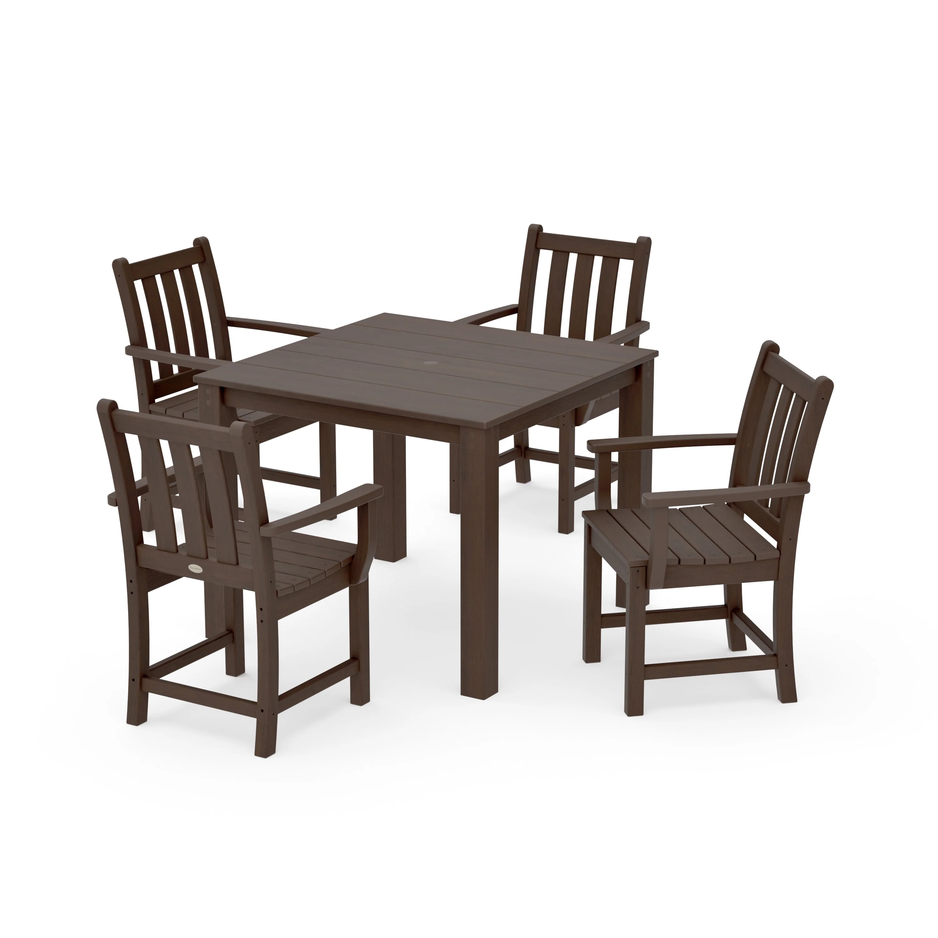 Traditional Garden 5-Piece Parsons Dining Set - Image 11