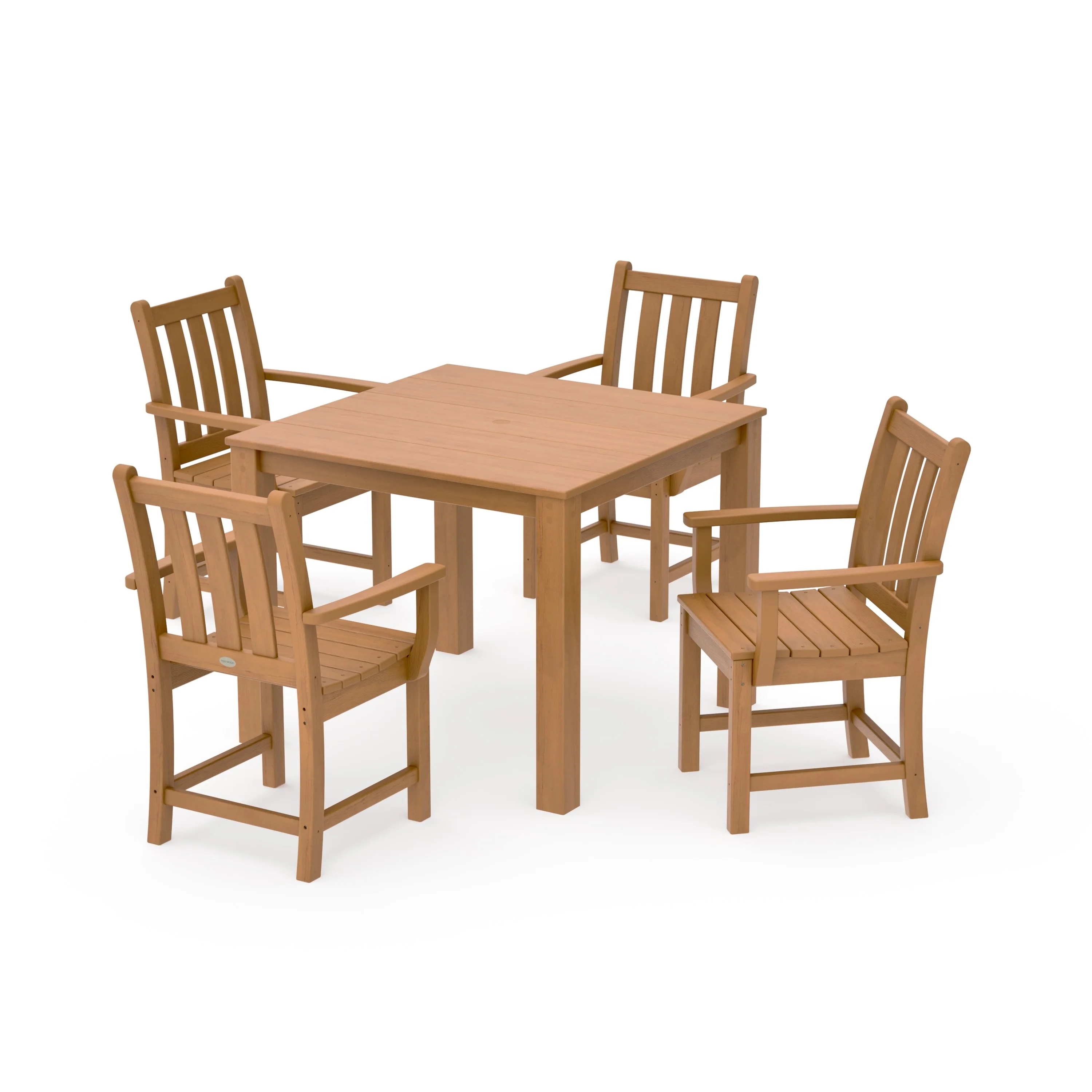 Traditional Garden 5-Piece Parsons Dining Set - Image 12