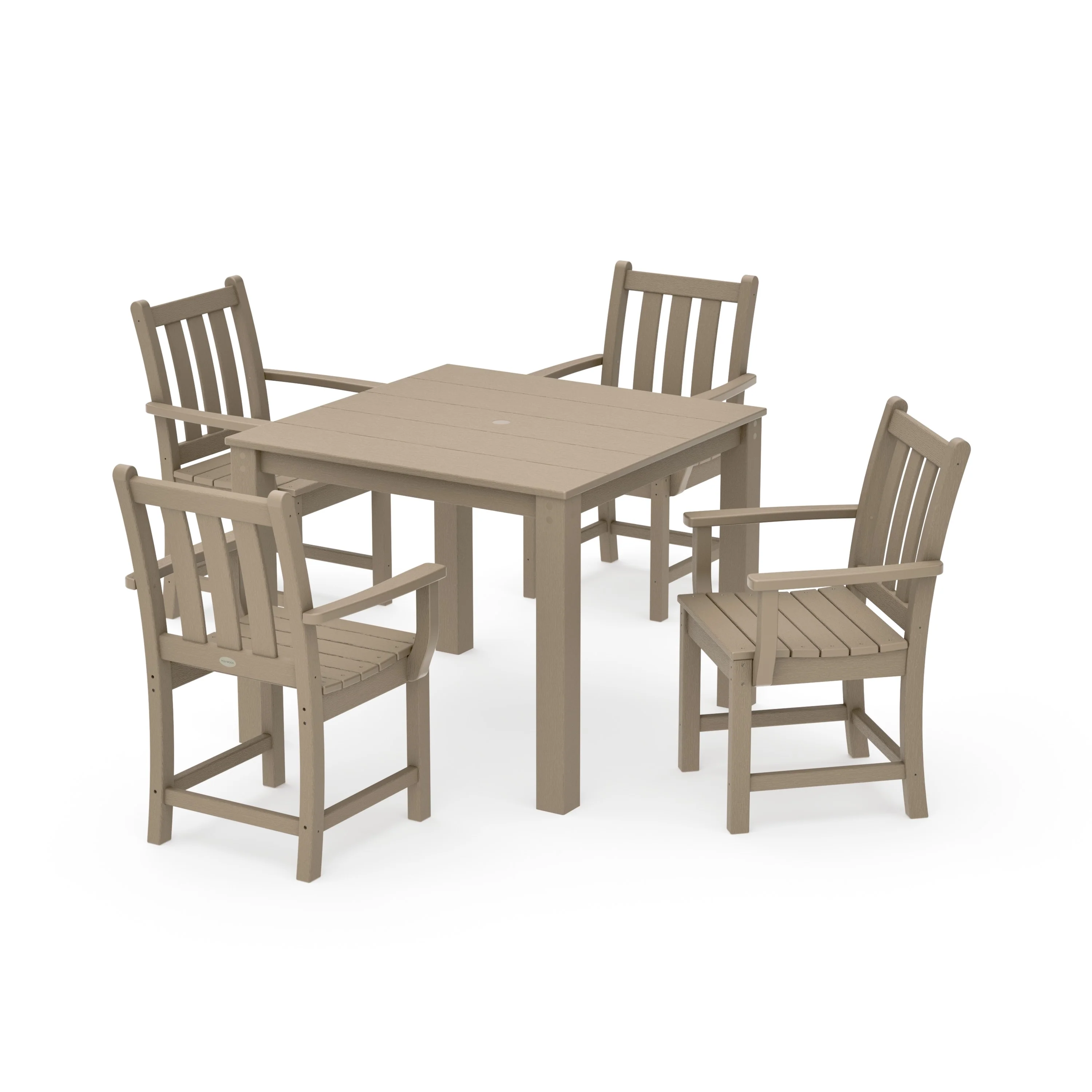 Traditional Garden 5-Piece Parsons Dining Set - Image 14