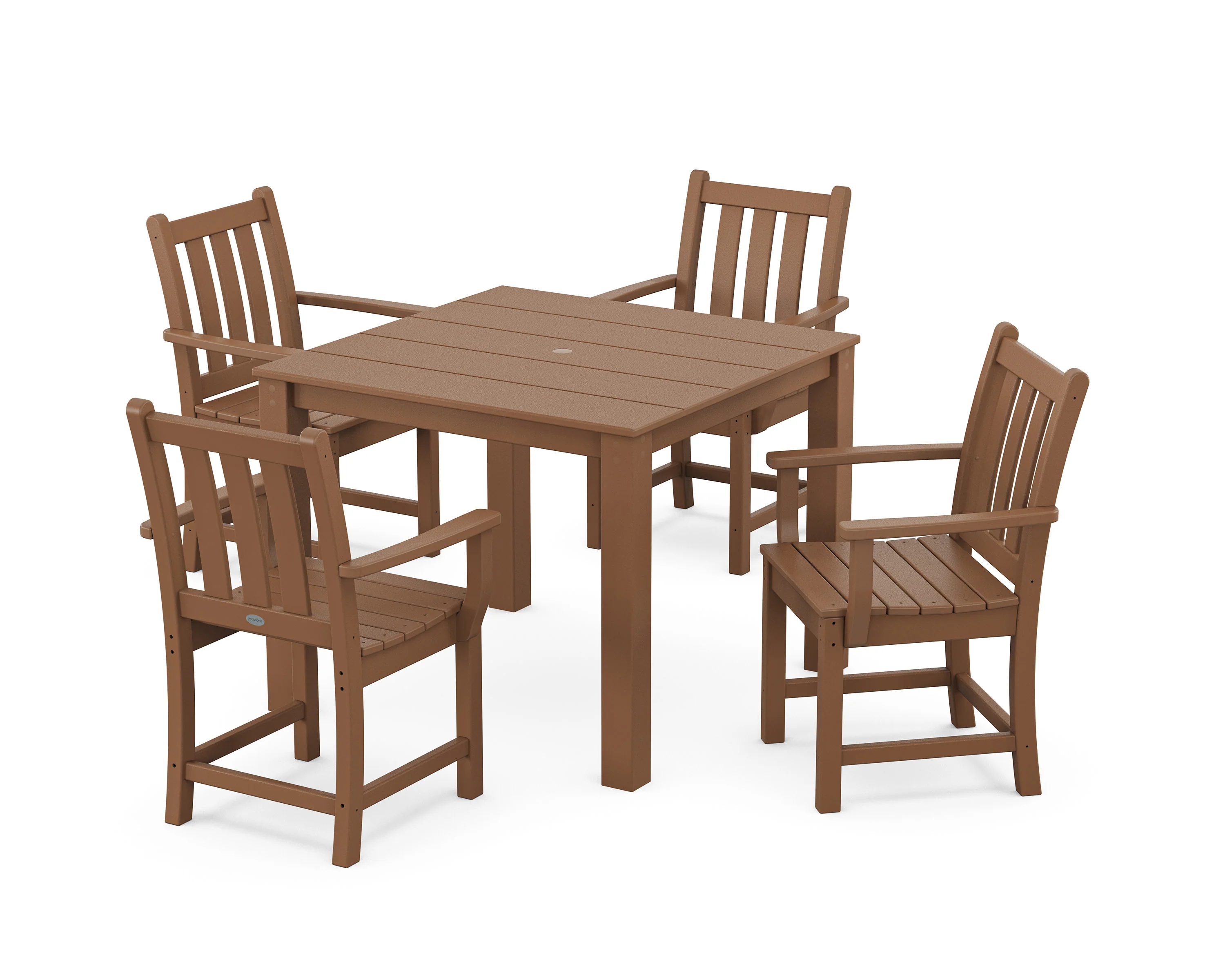 Traditional Garden 5-Piece Parsons Dining Set - Image 9