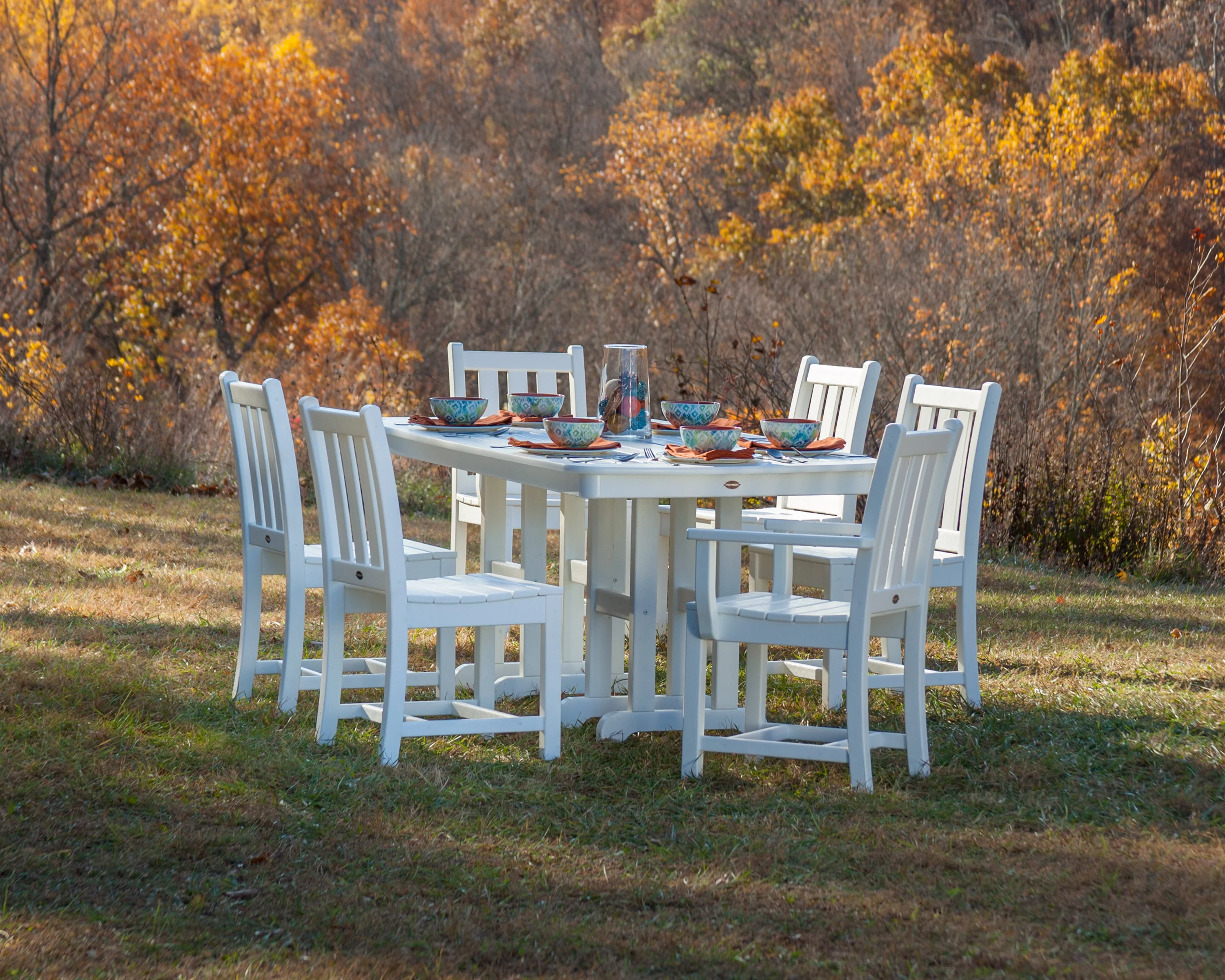 Traditional Garden 7-Piece Dining Set - Image 3