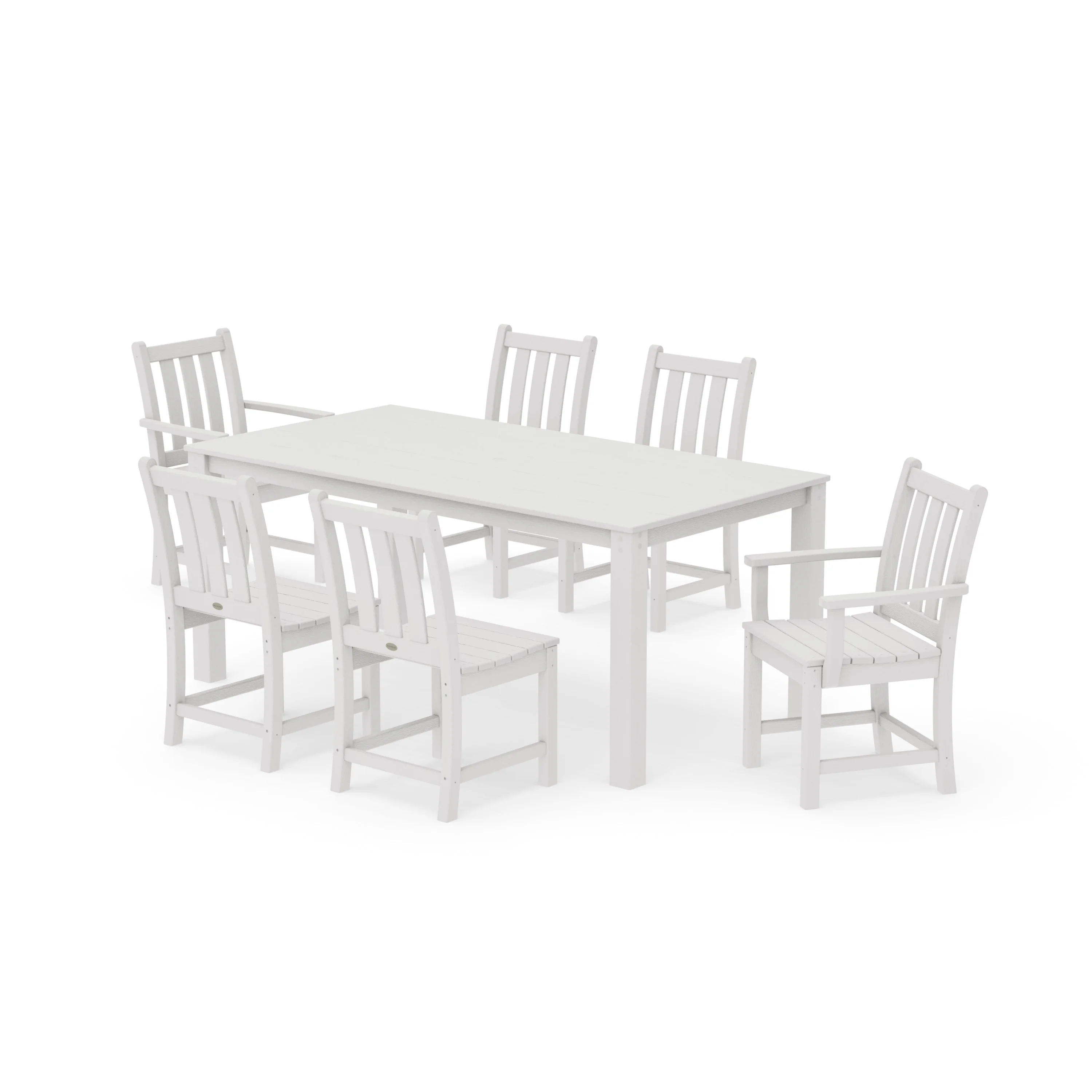 Traditional Garden 7-Piece Parsons Dining Set - Image 15