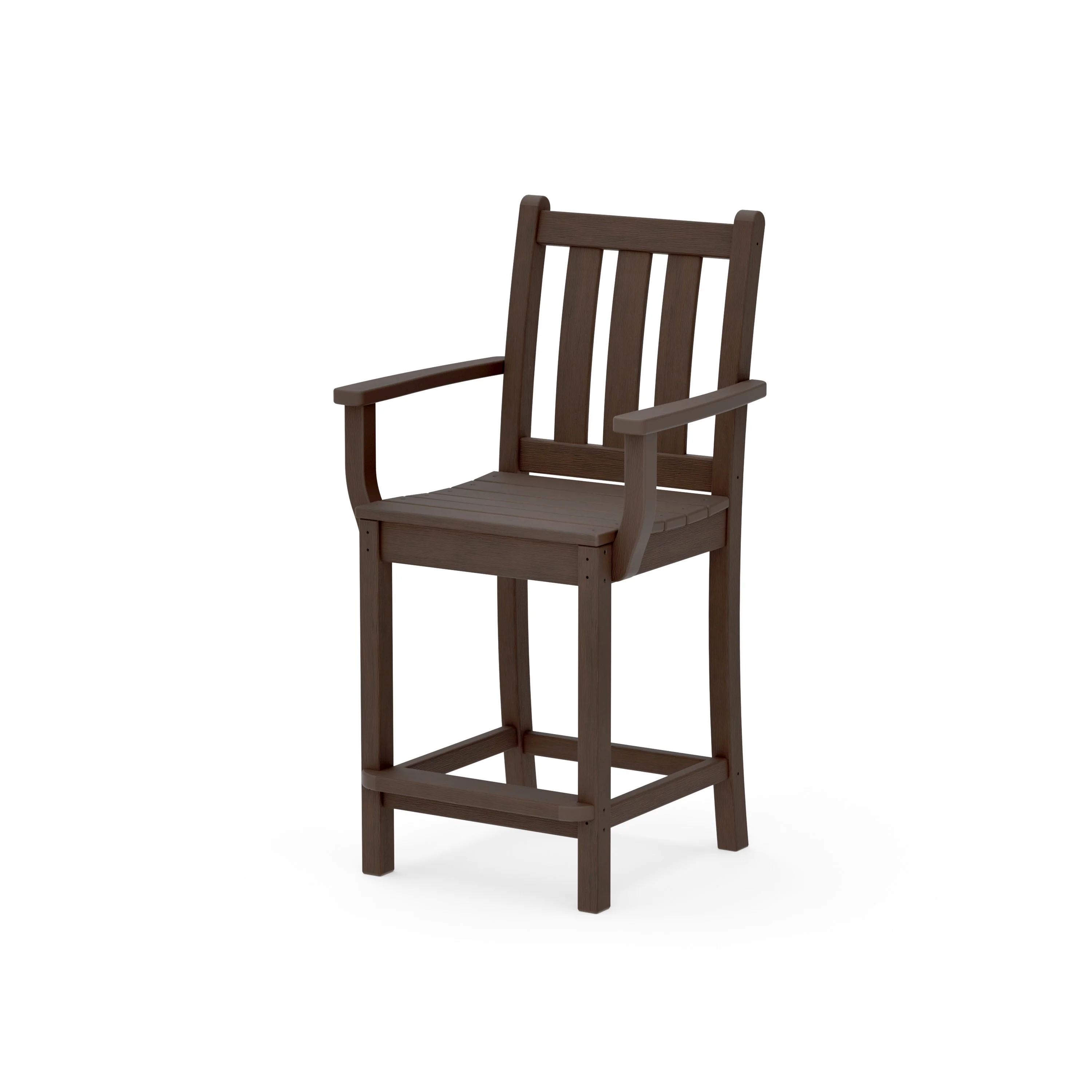 Traditional Garden Counter Arm Chair - Image 12