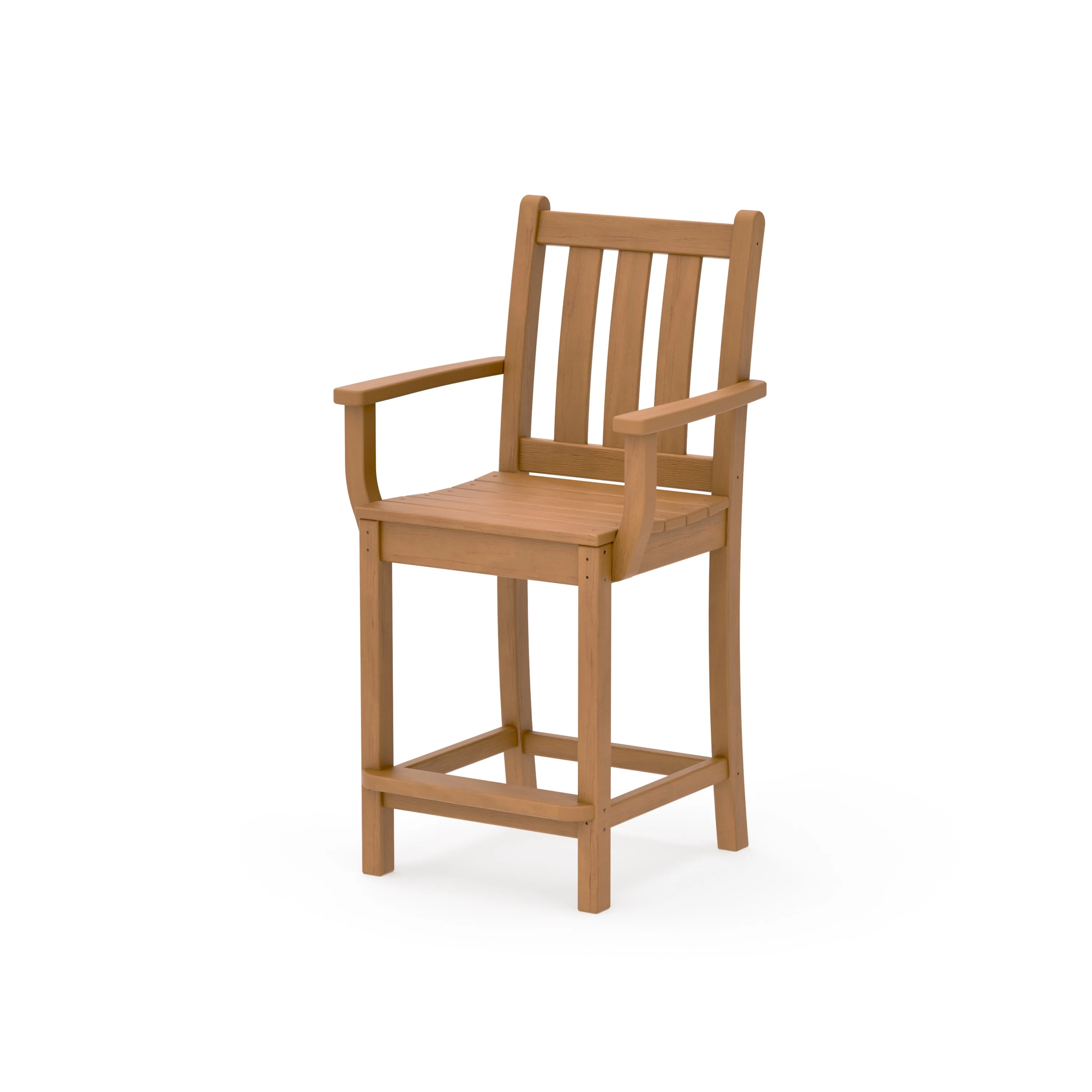 Traditional Garden Counter Arm Chair - Image 13