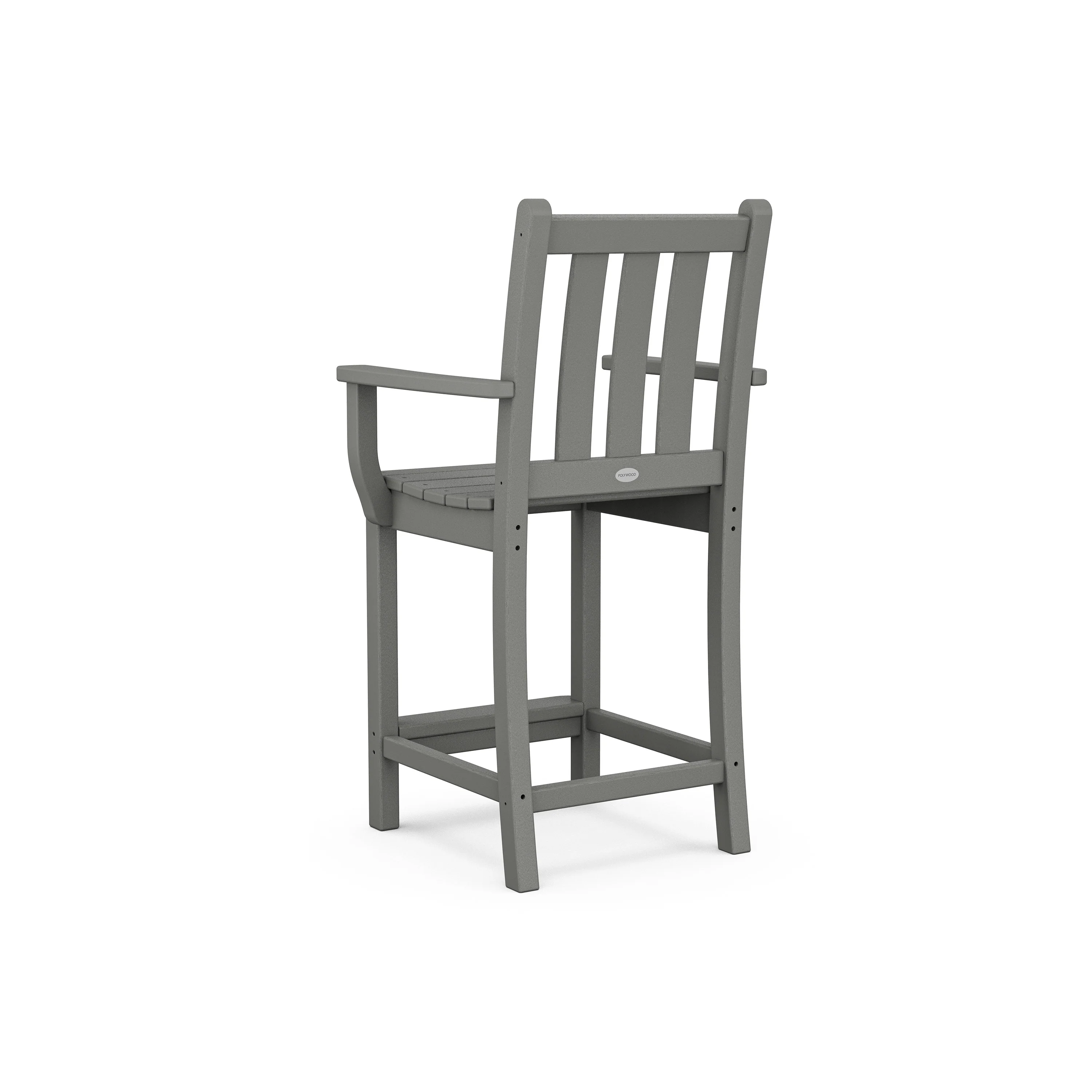 Traditional Garden Counter Arm Chair - Image 2