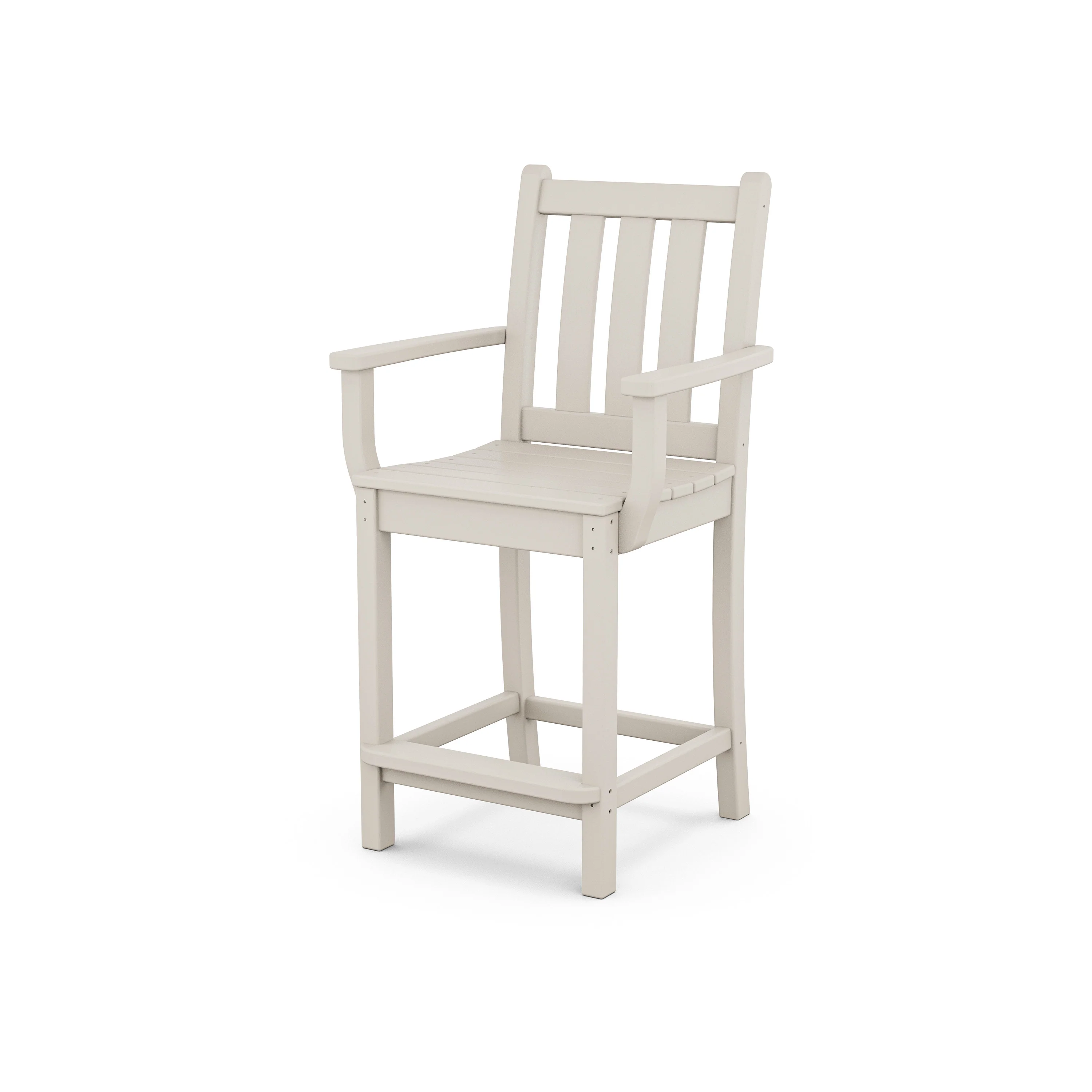 Traditional Garden Counter Arm Chair - Image 7
