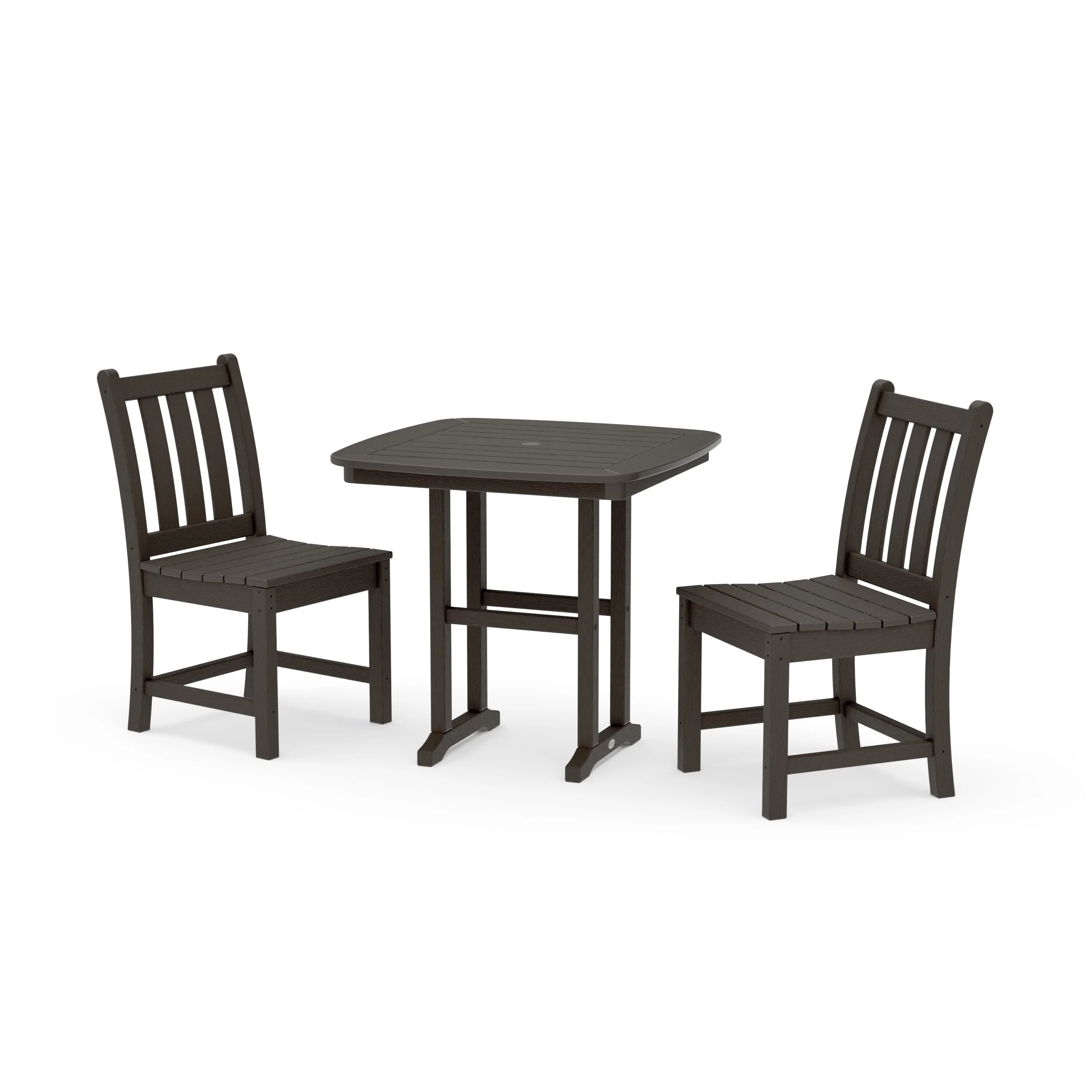 Traditional Garden Side Chair 3-Piece Dining Set - Image 13