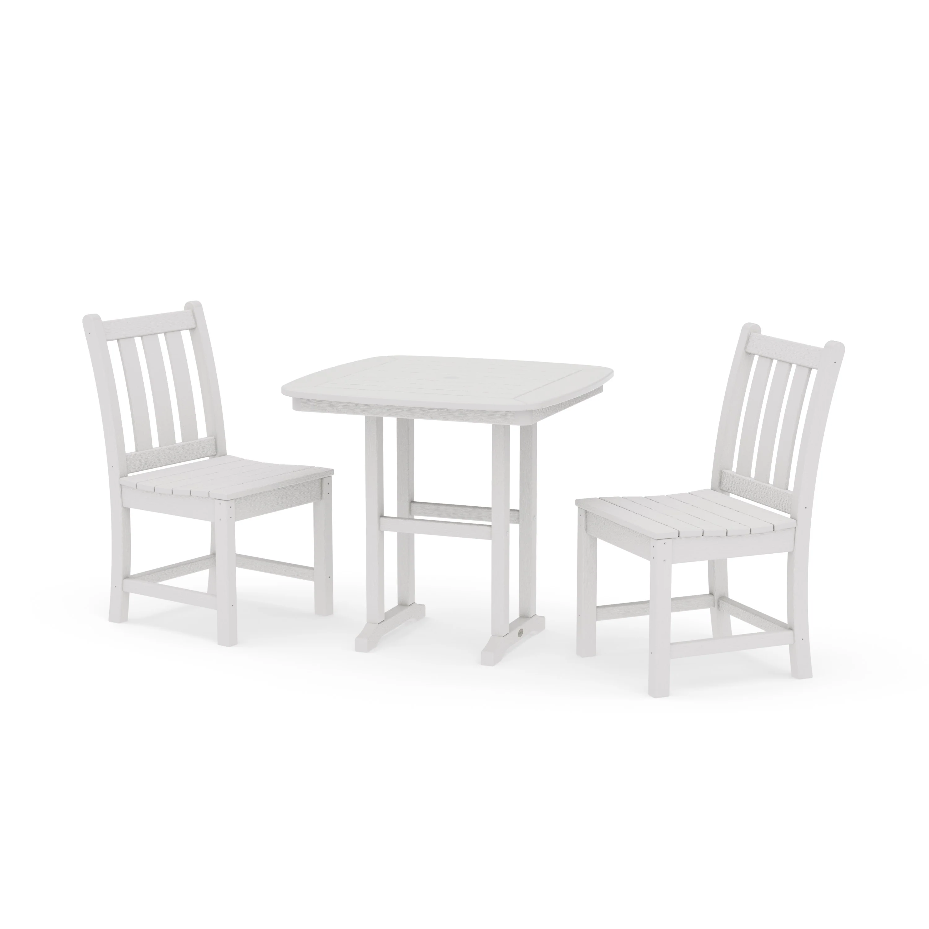 Traditional Garden Side Chair 3-Piece Dining Set - Image 15