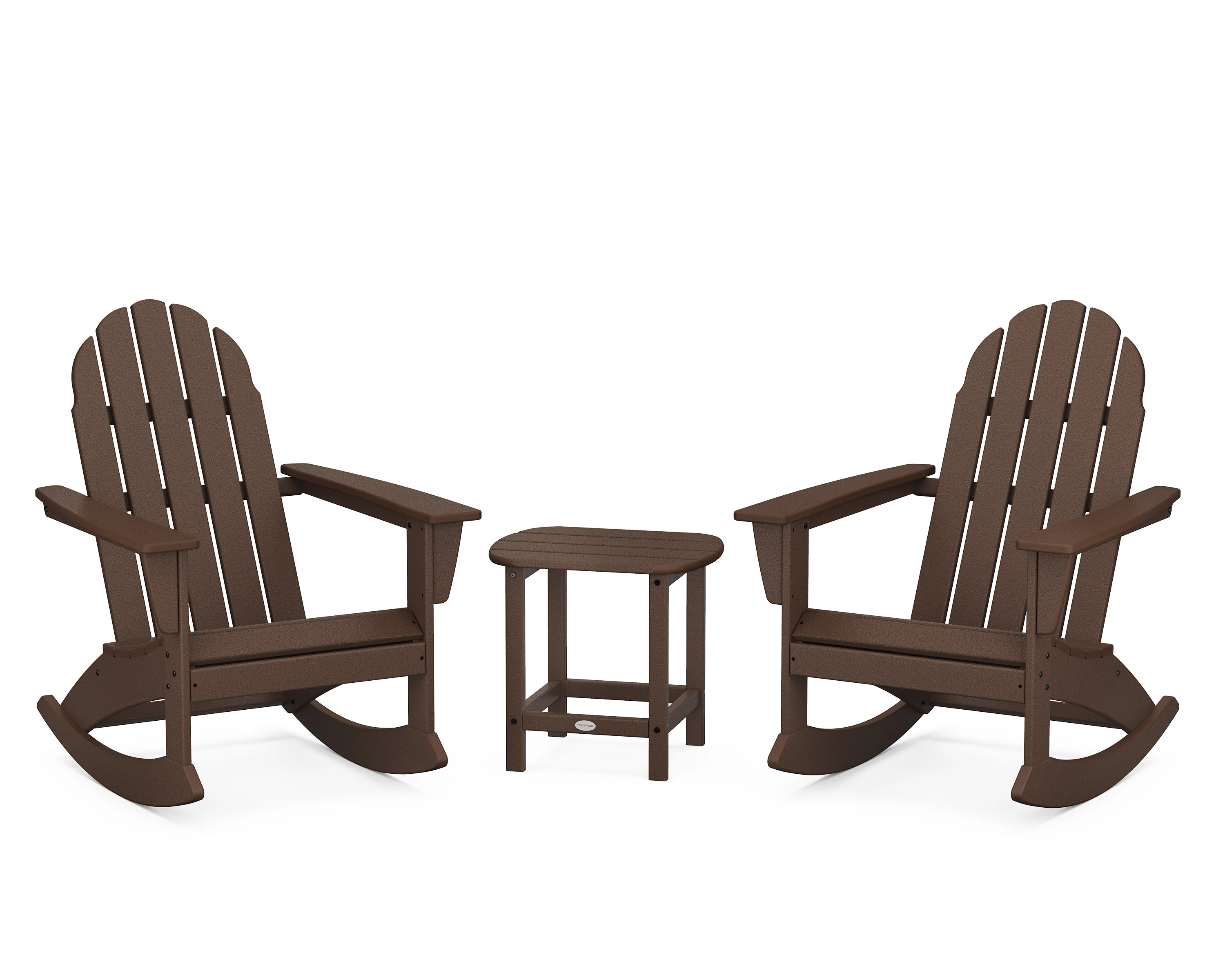 Vineyard 3-Piece Adirondack Rocking Chair Set with South Beach 18" Side Table - Image 11