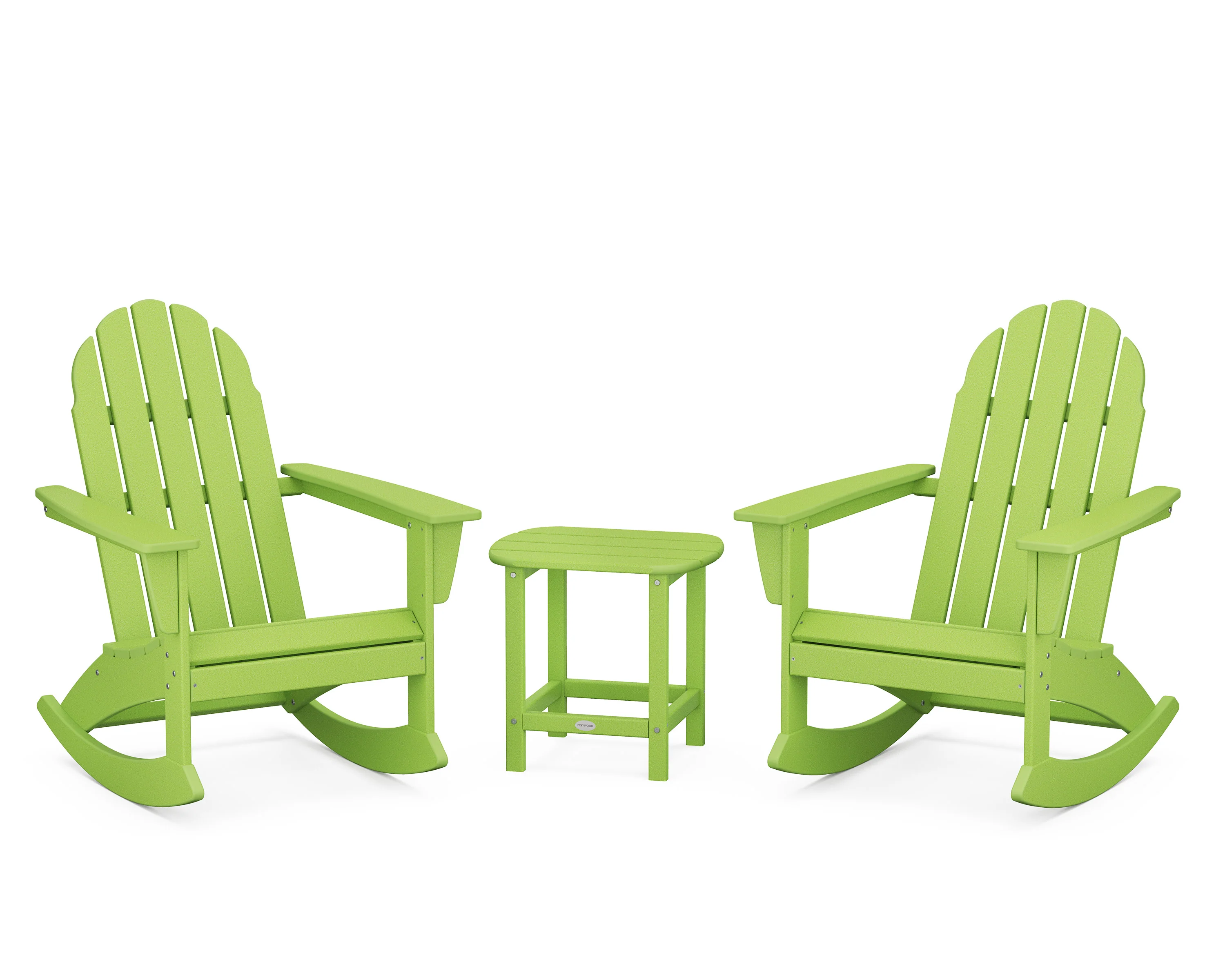 Vineyard 3-Piece Adirondack Rocking Chair Set with South Beach 18" Side Table - Image 14