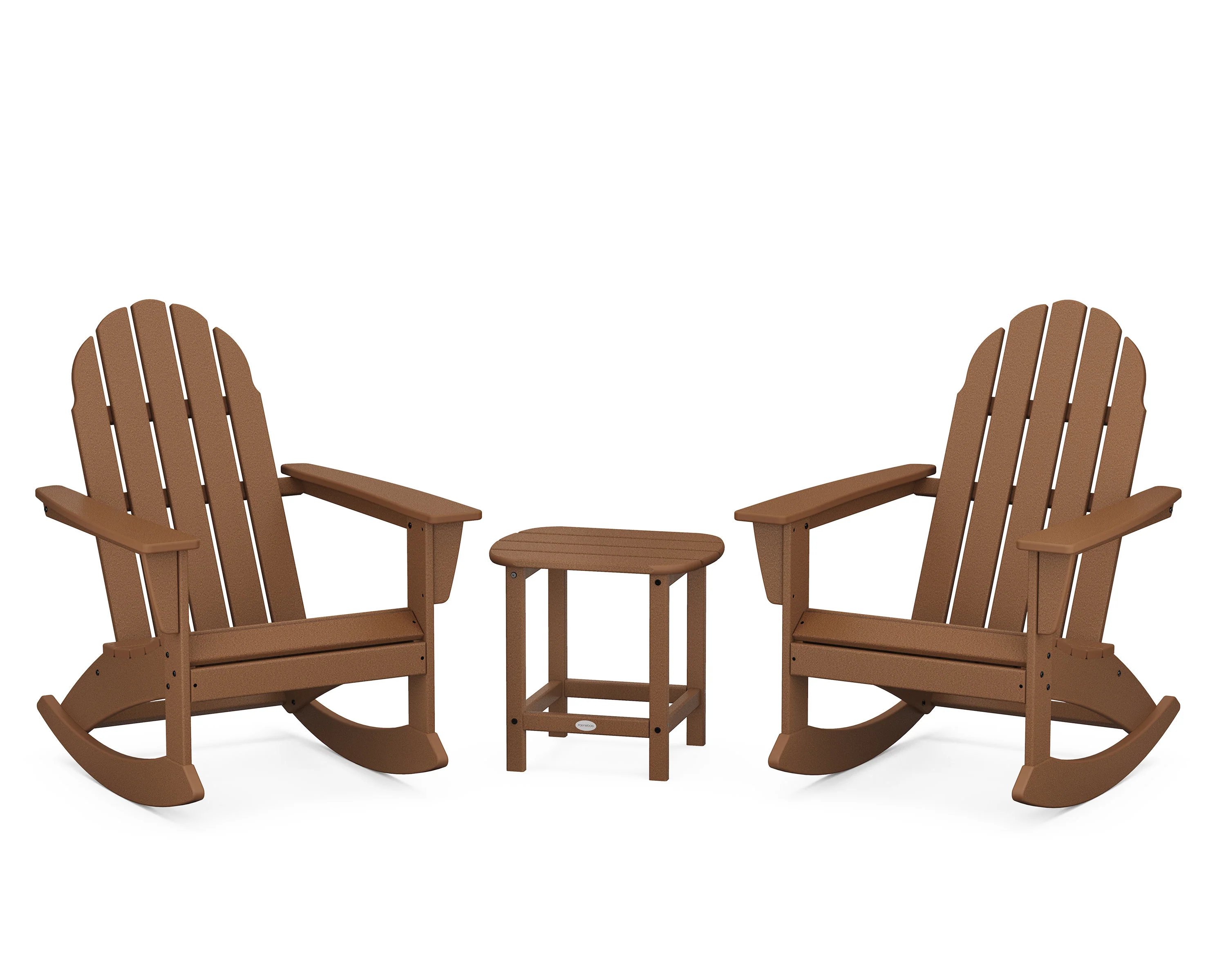 Vineyard 3-Piece Adirondack Rocking Chair Set with South Beach 18" Side Table - Image 15
