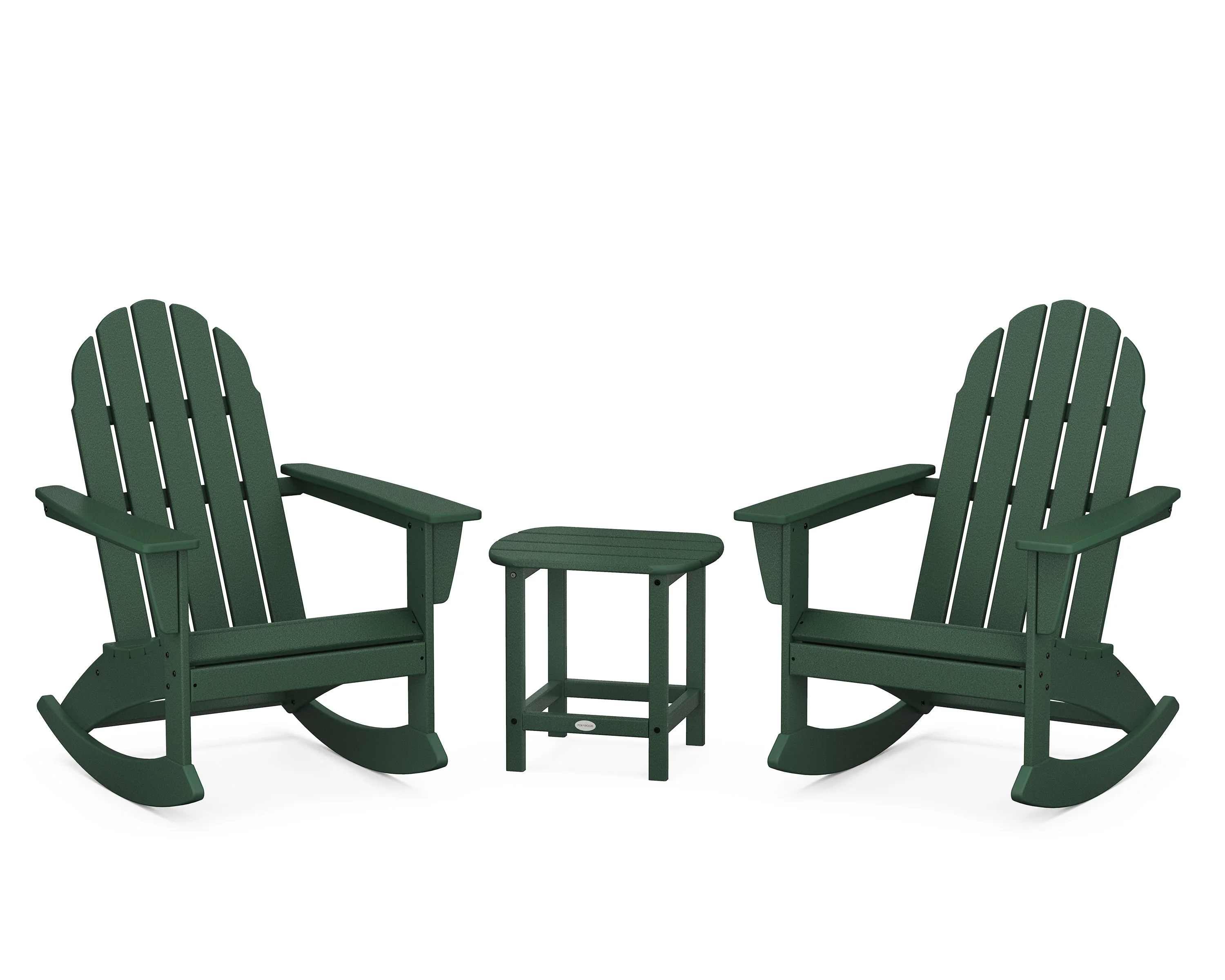Vineyard 3-Piece Adirondack Rocking Chair Set with South Beach 18" Side Table - Image 16