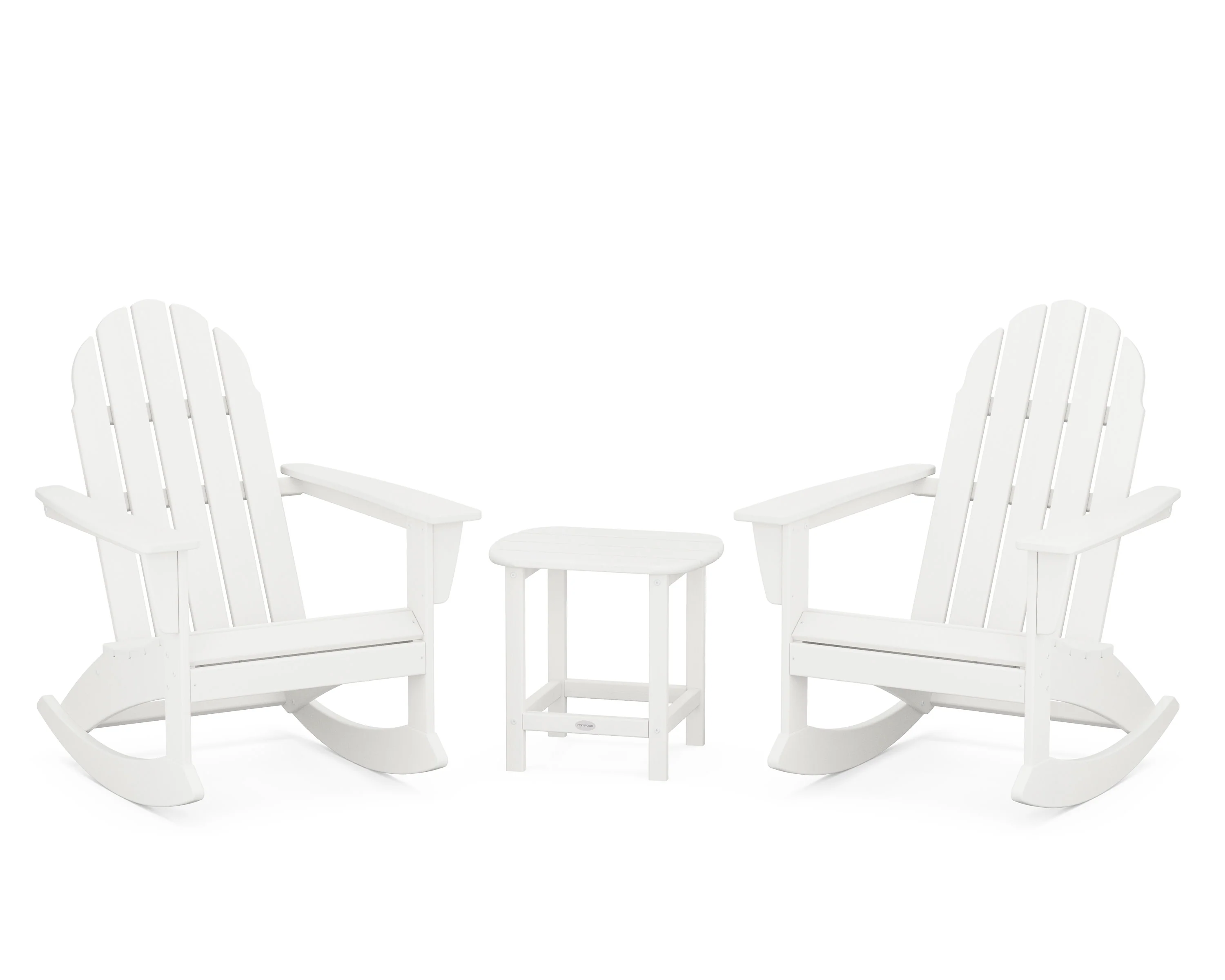 Vineyard 3-Piece Adirondack Rocking Chair Set with South Beach 18" Side Table - Image 17