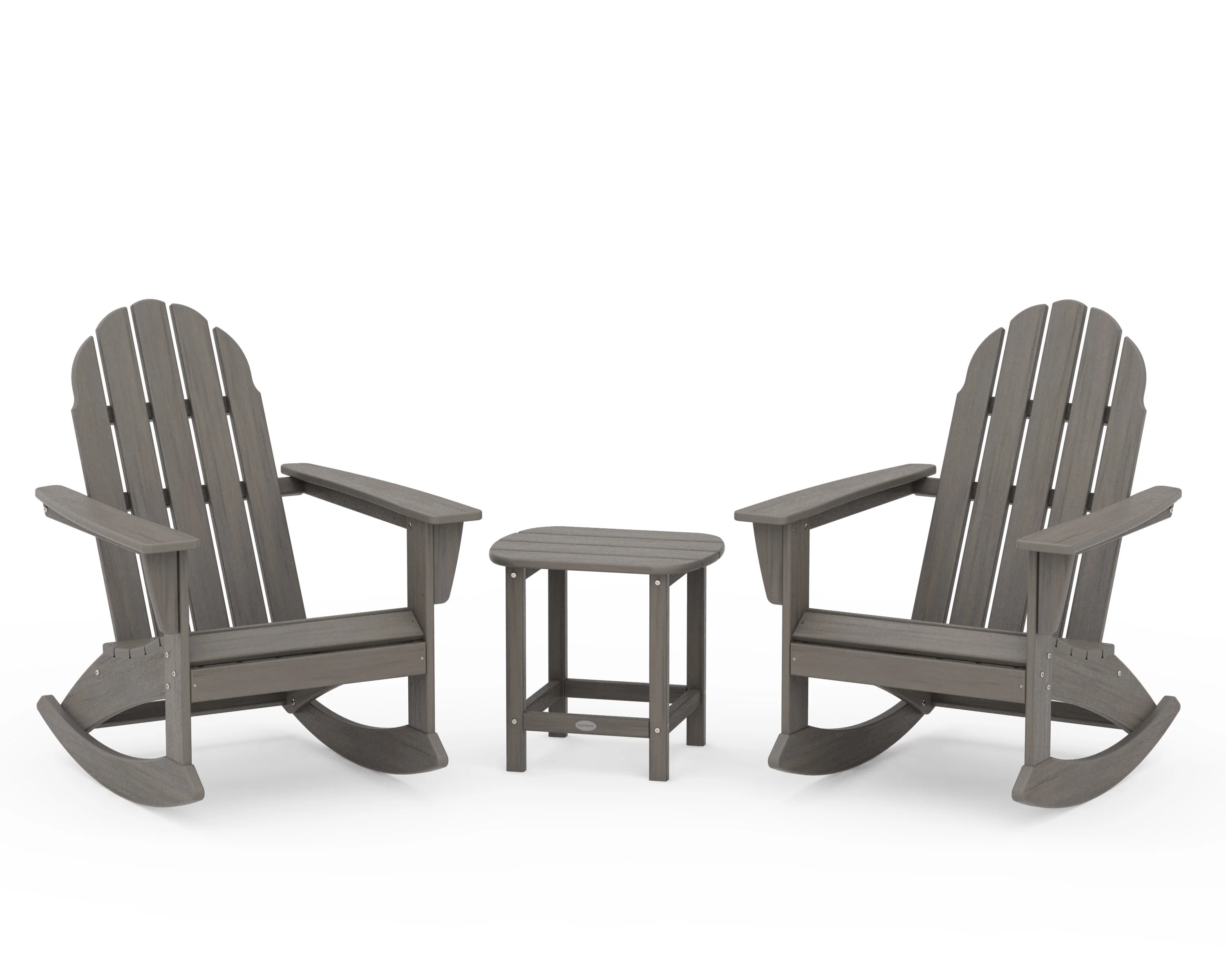 Vineyard 3-Piece Adirondack Rocking Chair Set with South Beach 18" Side Table - Image 18