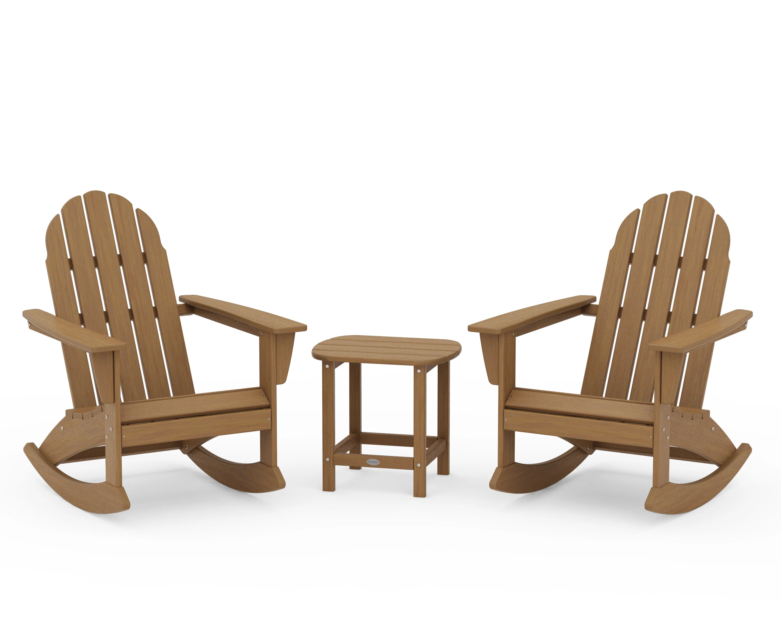Vineyard 3-Piece Adirondack Rocking Chair Set with South Beach 18" Side Table - Image 20