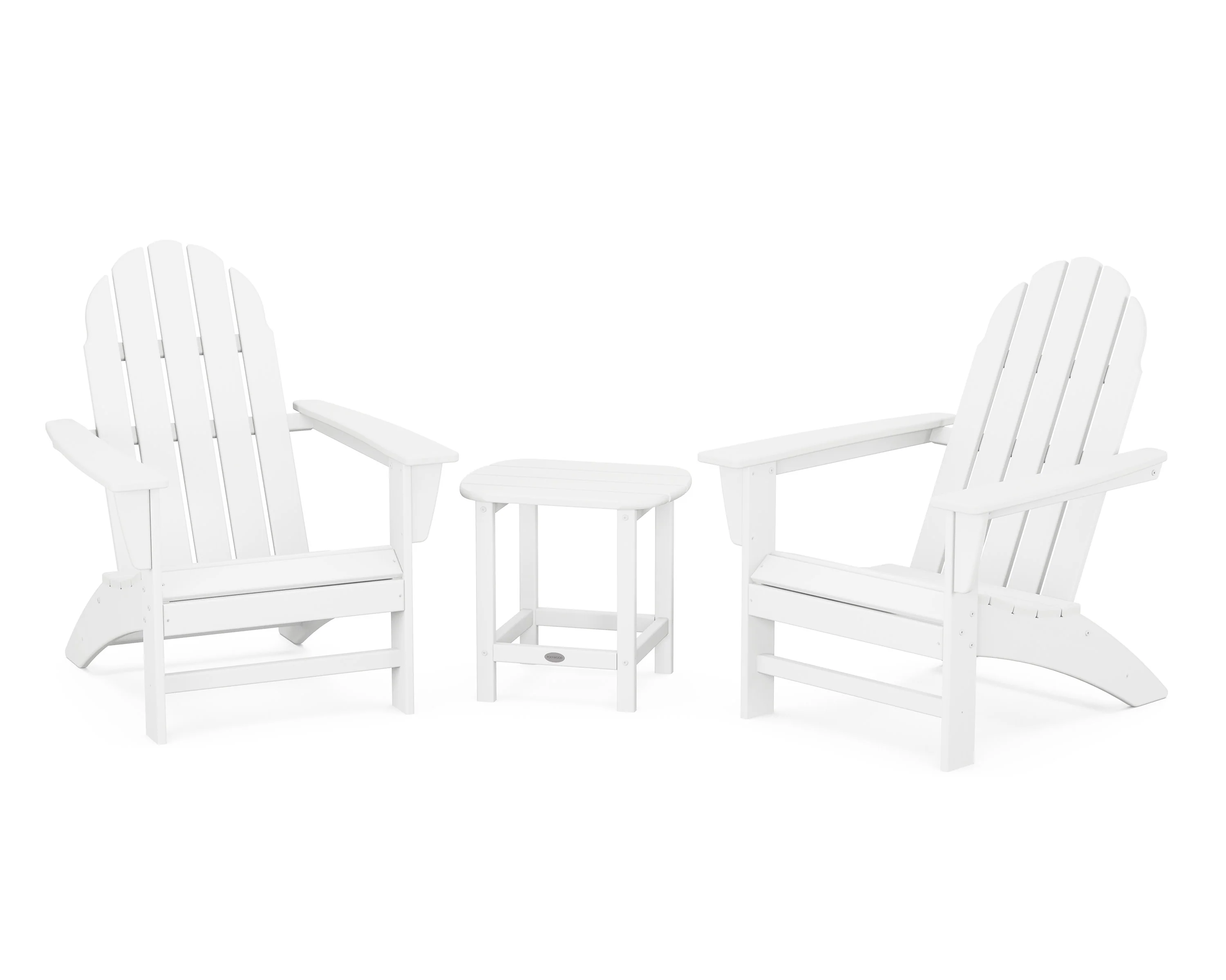 Vineyard 3-Piece Adirondack Set with South Beach 18" Side Table - Image 13