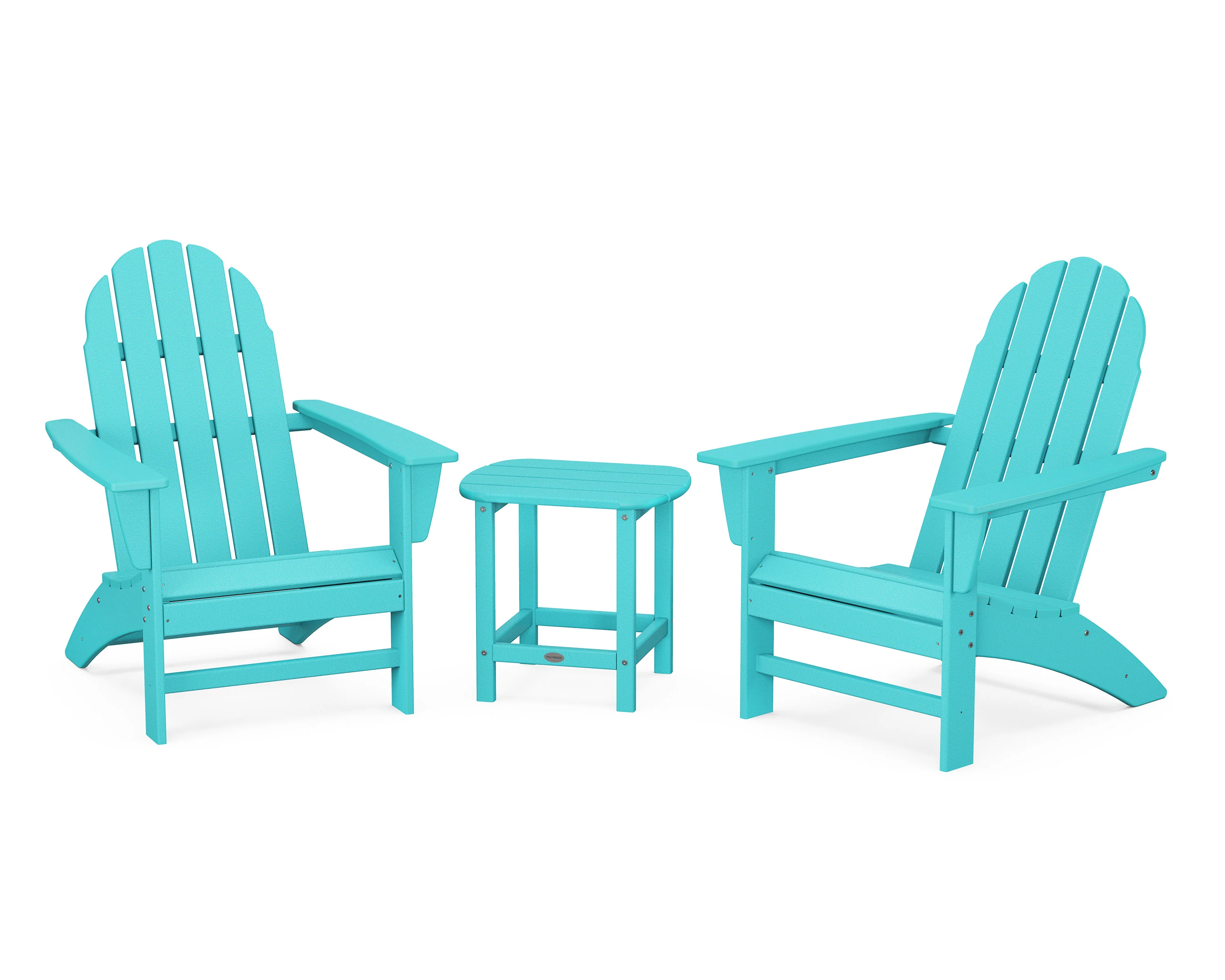 Vineyard 3-Piece Adirondack Set with South Beach 18" Side Table - Image 18