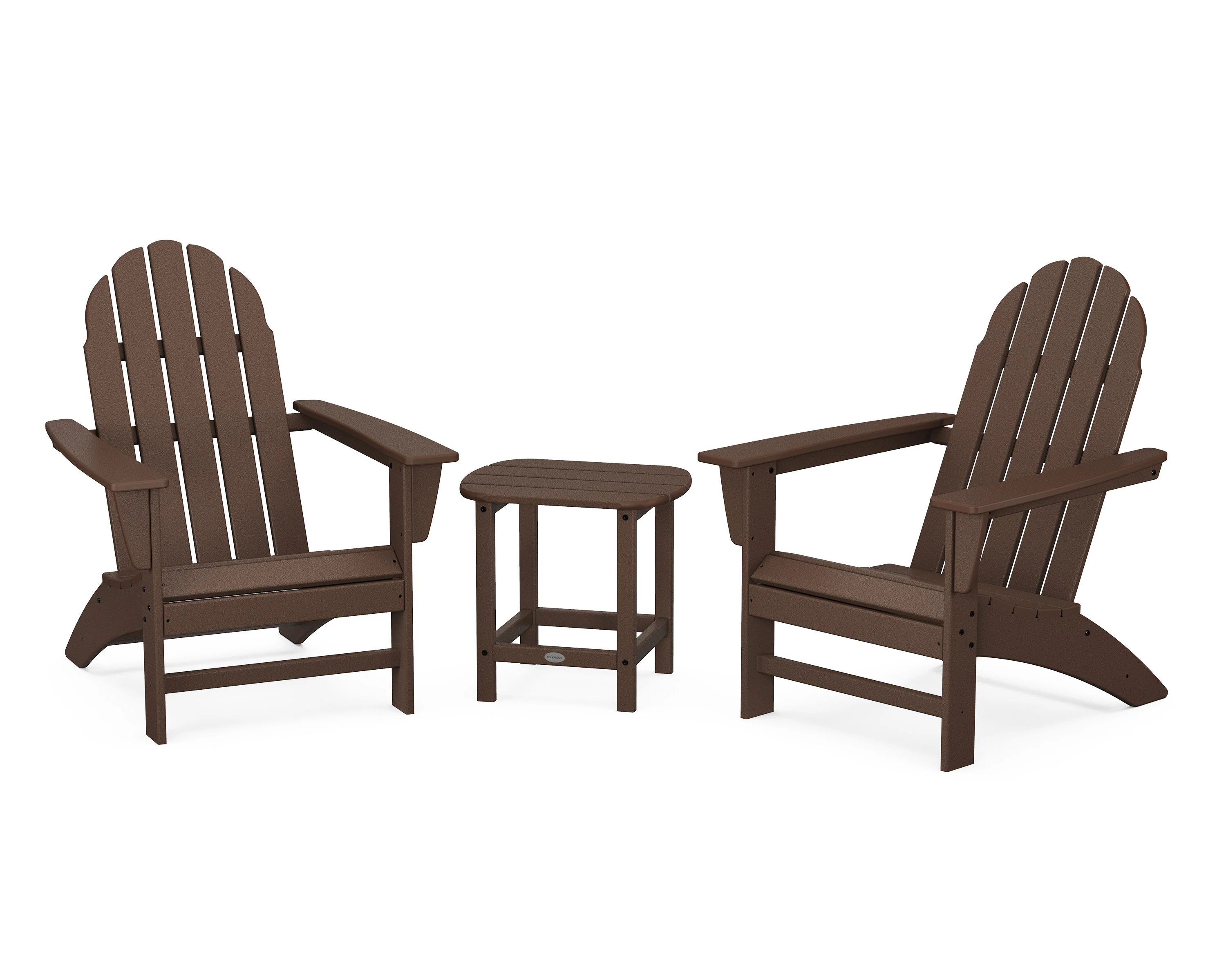 Vineyard 3-Piece Adirondack Set with South Beach 18" Side Table - Image 5