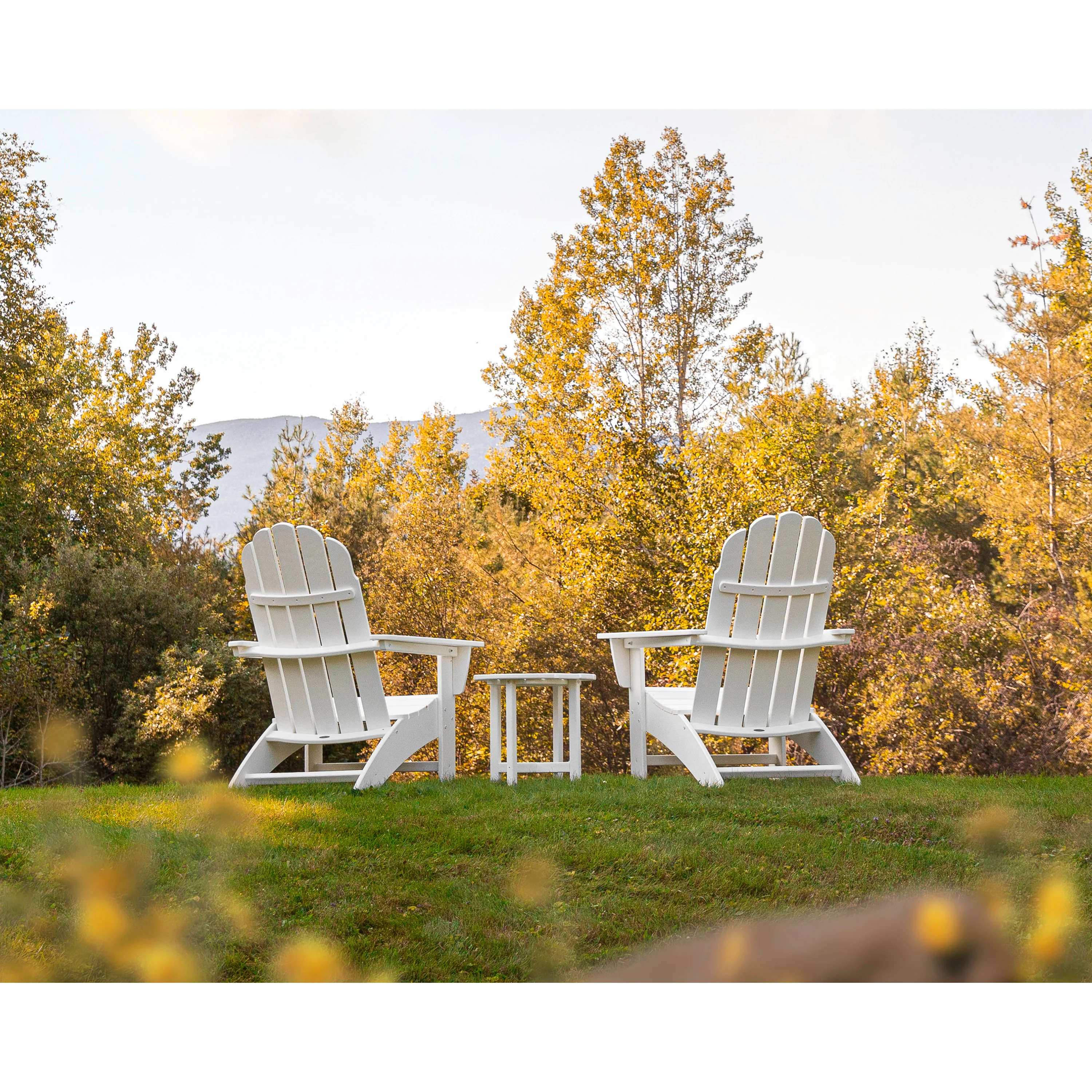 Vineyard 3-Piece Curveback Adirondack Set - Image 3
