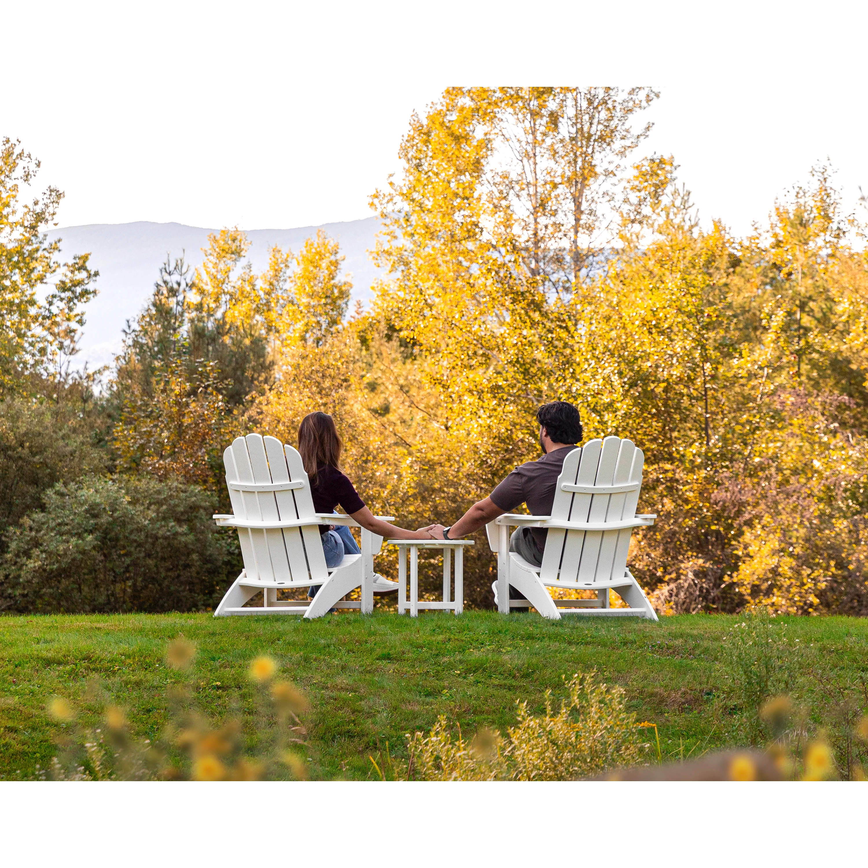 Vineyard 3-Piece Curveback Adirondack Set - Image 4