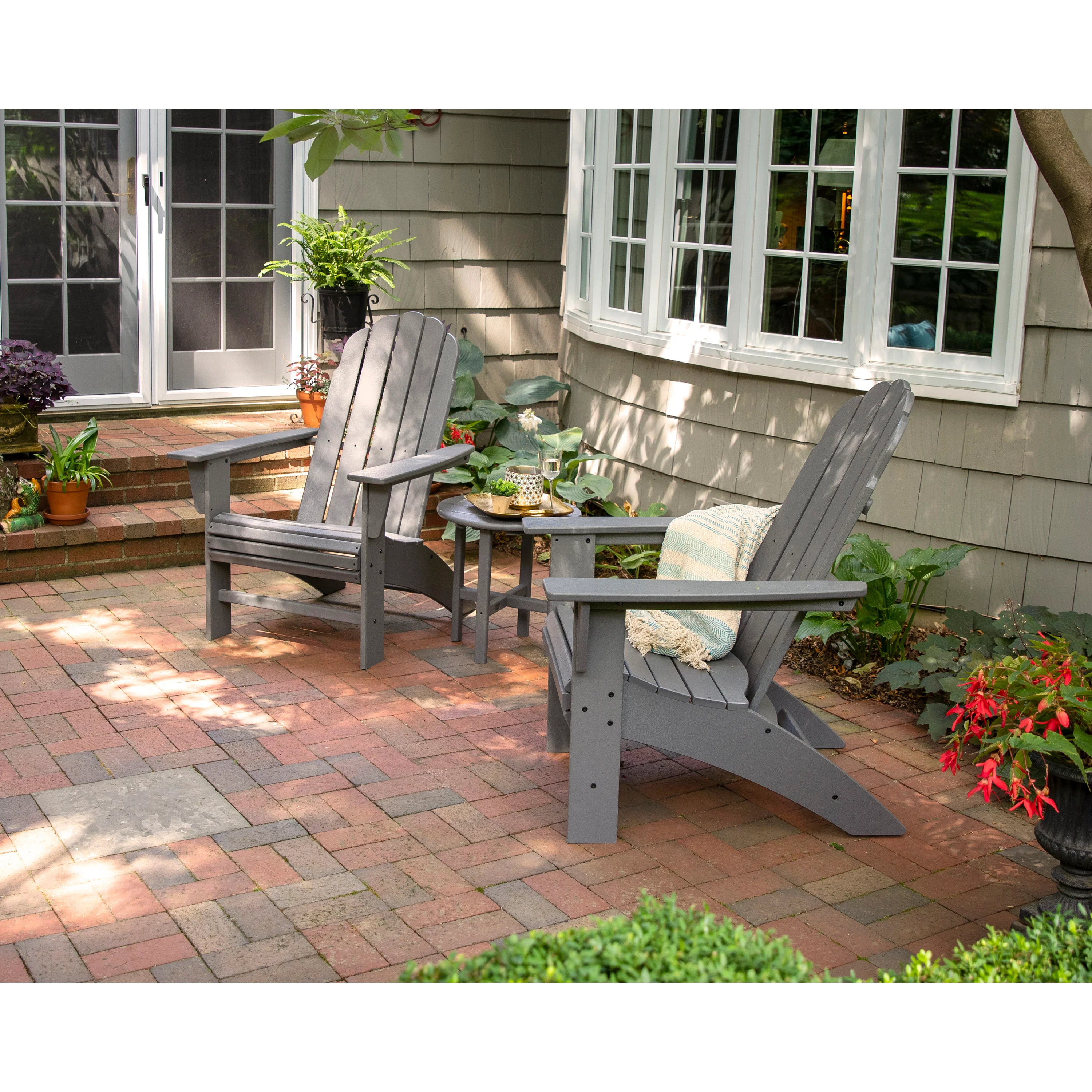 Vineyard 3-Piece Curveback Adirondack Set - Image 5