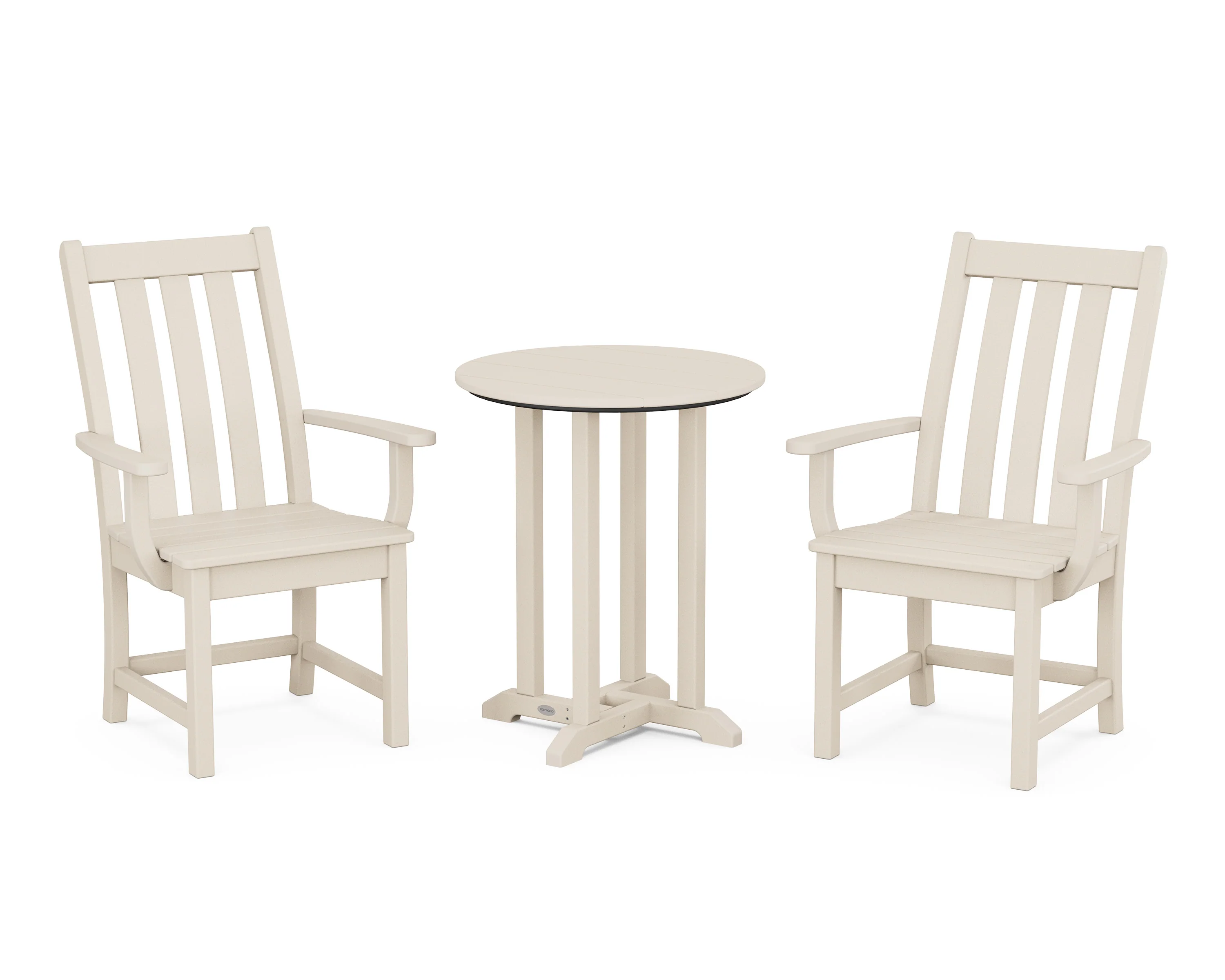 Vineyard 3-Piece Round Bistro Dining Set - Image 5