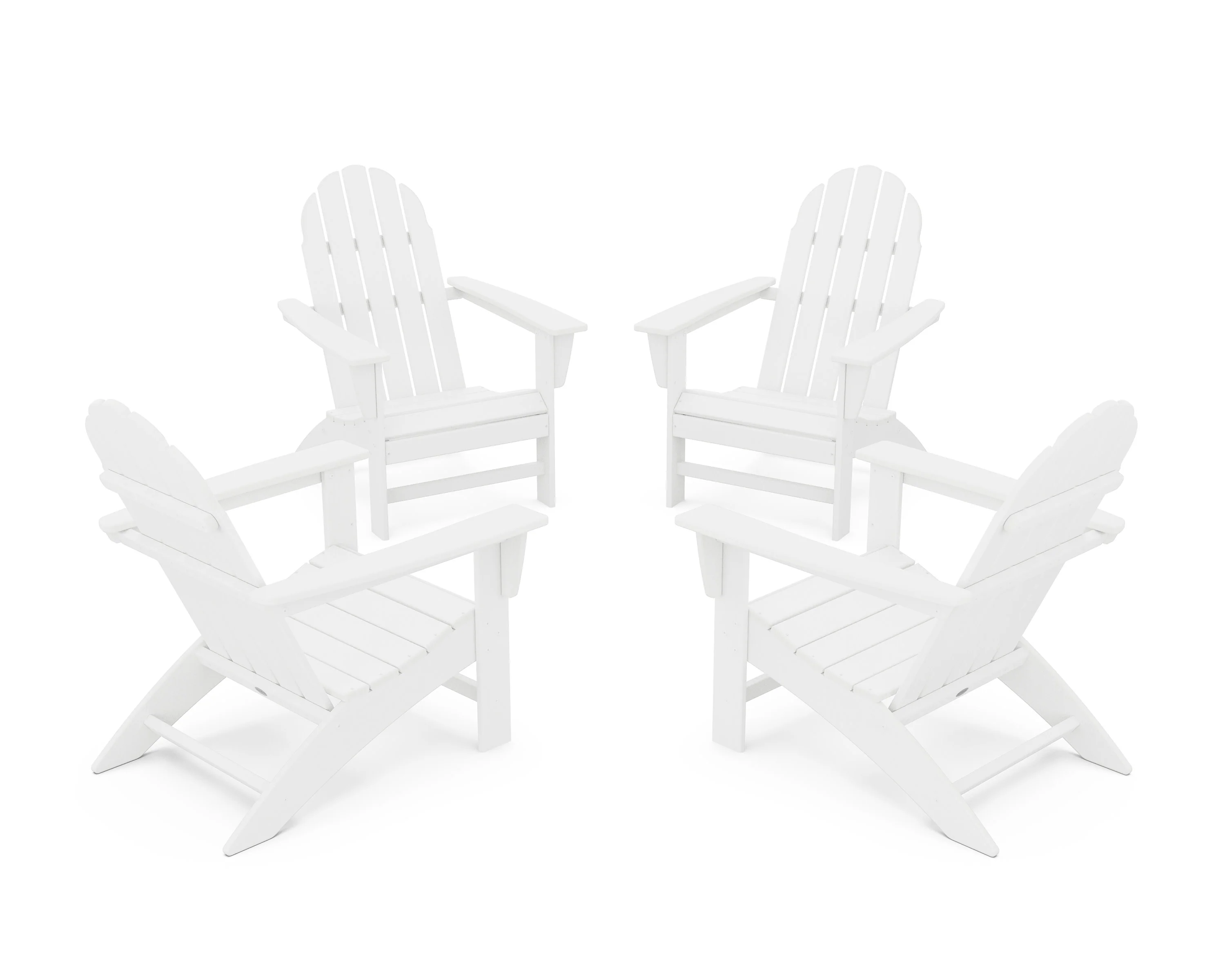 Vineyard 4-Piece Adirondack Conversation Set - Image 10