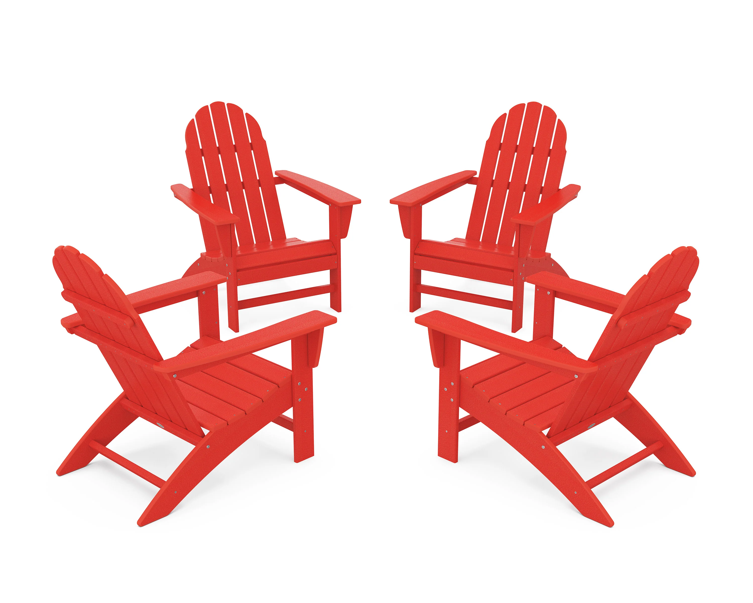 Vineyard 4-Piece Adirondack Conversation Set - Image 3
