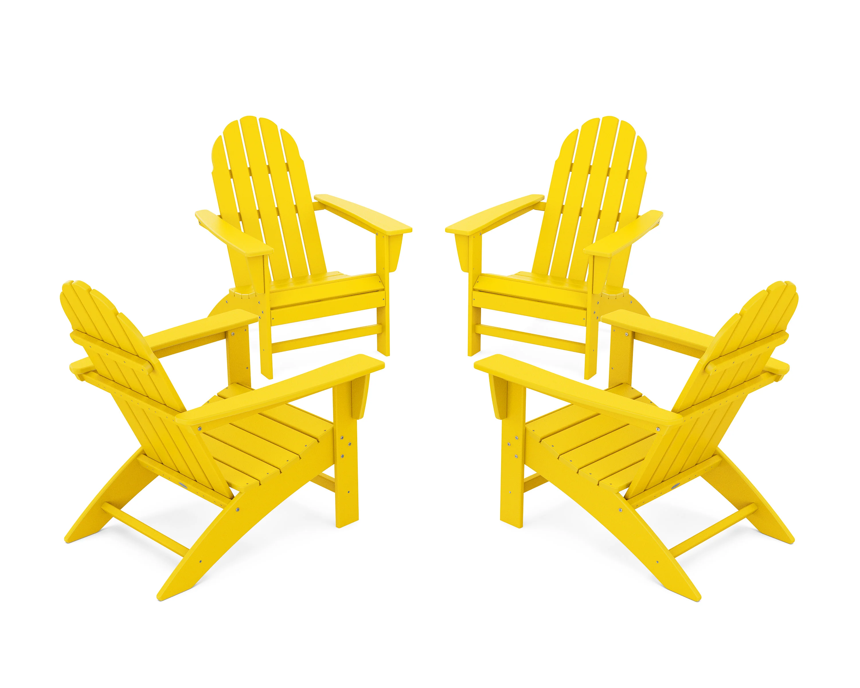 Vineyard 4-Piece Adirondack Conversation Set - Image 5