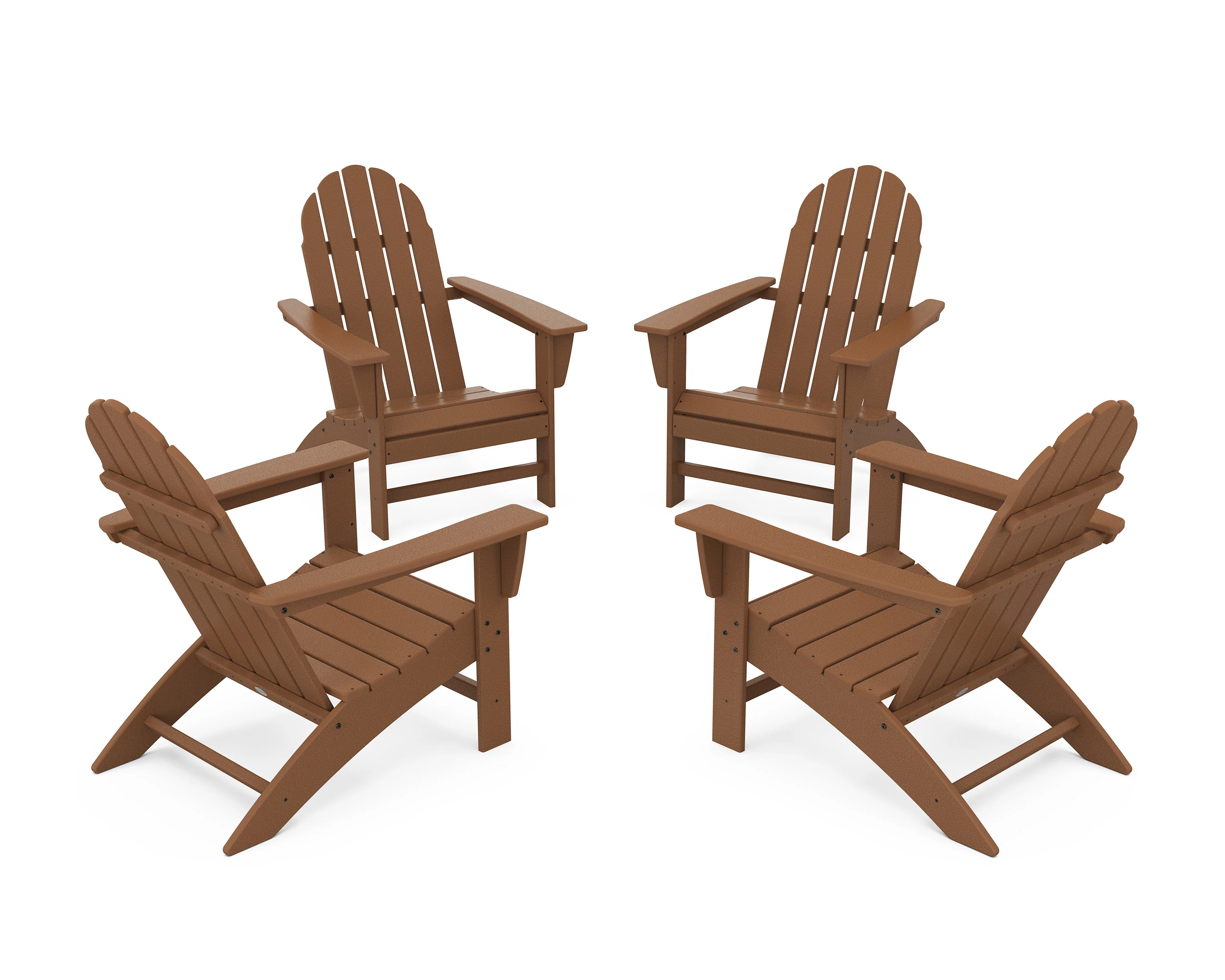 Vineyard 4-Piece Adirondack Conversation Set - Image 6