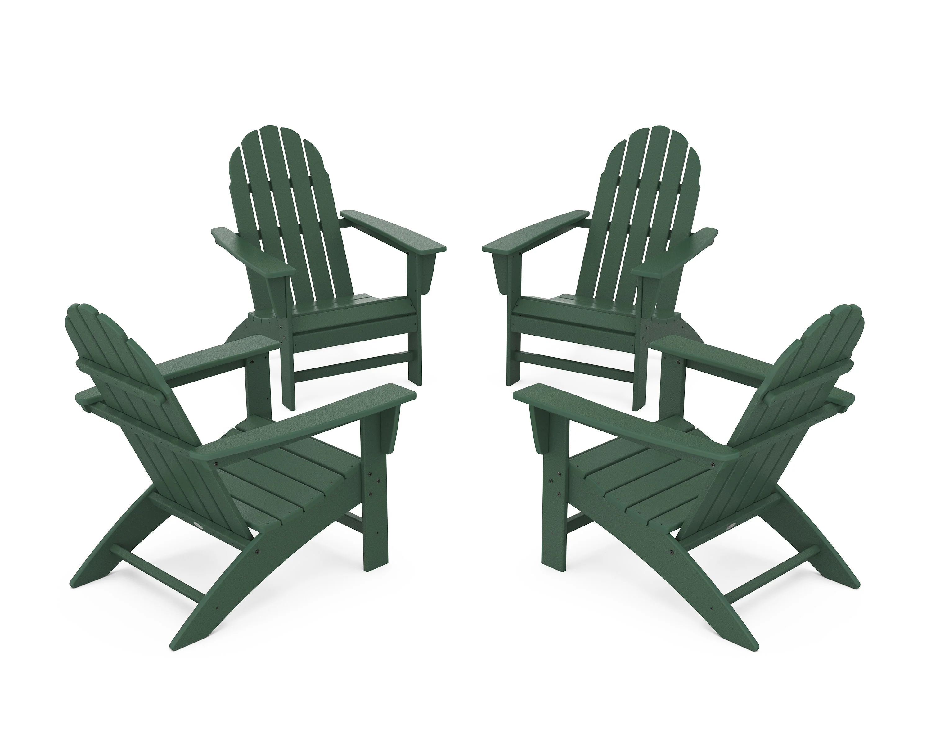 Vineyard 4-Piece Adirondack Conversation Set - Image 7