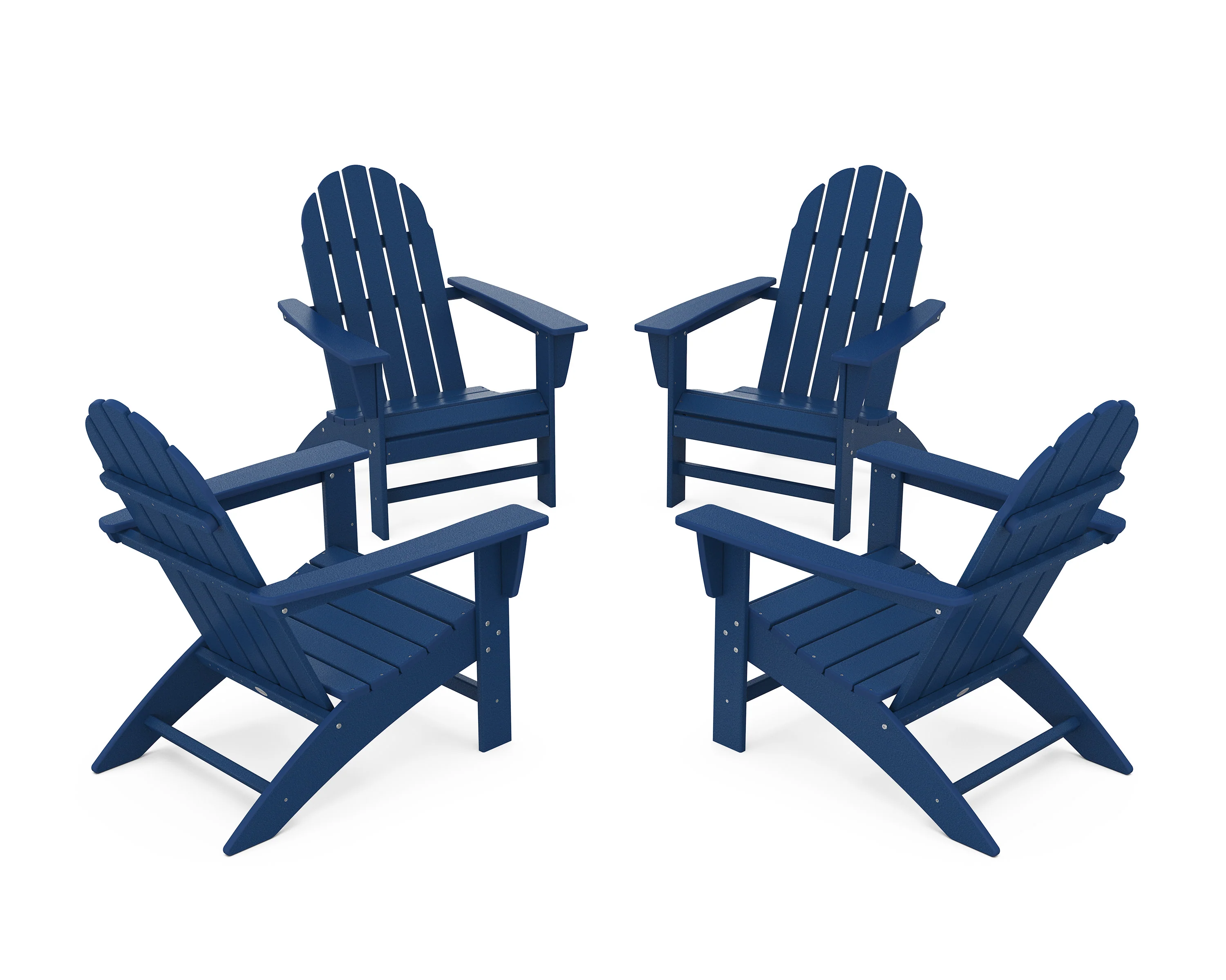 Vineyard 4-Piece Adirondack Conversation Set - Image 8