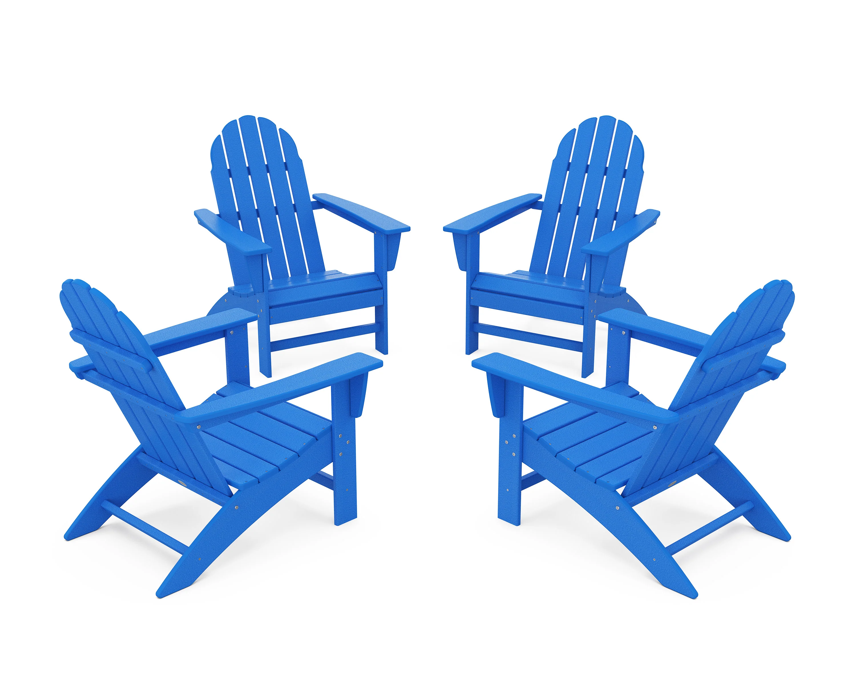 Vineyard 4-Piece Adirondack Conversation Set - Image 9