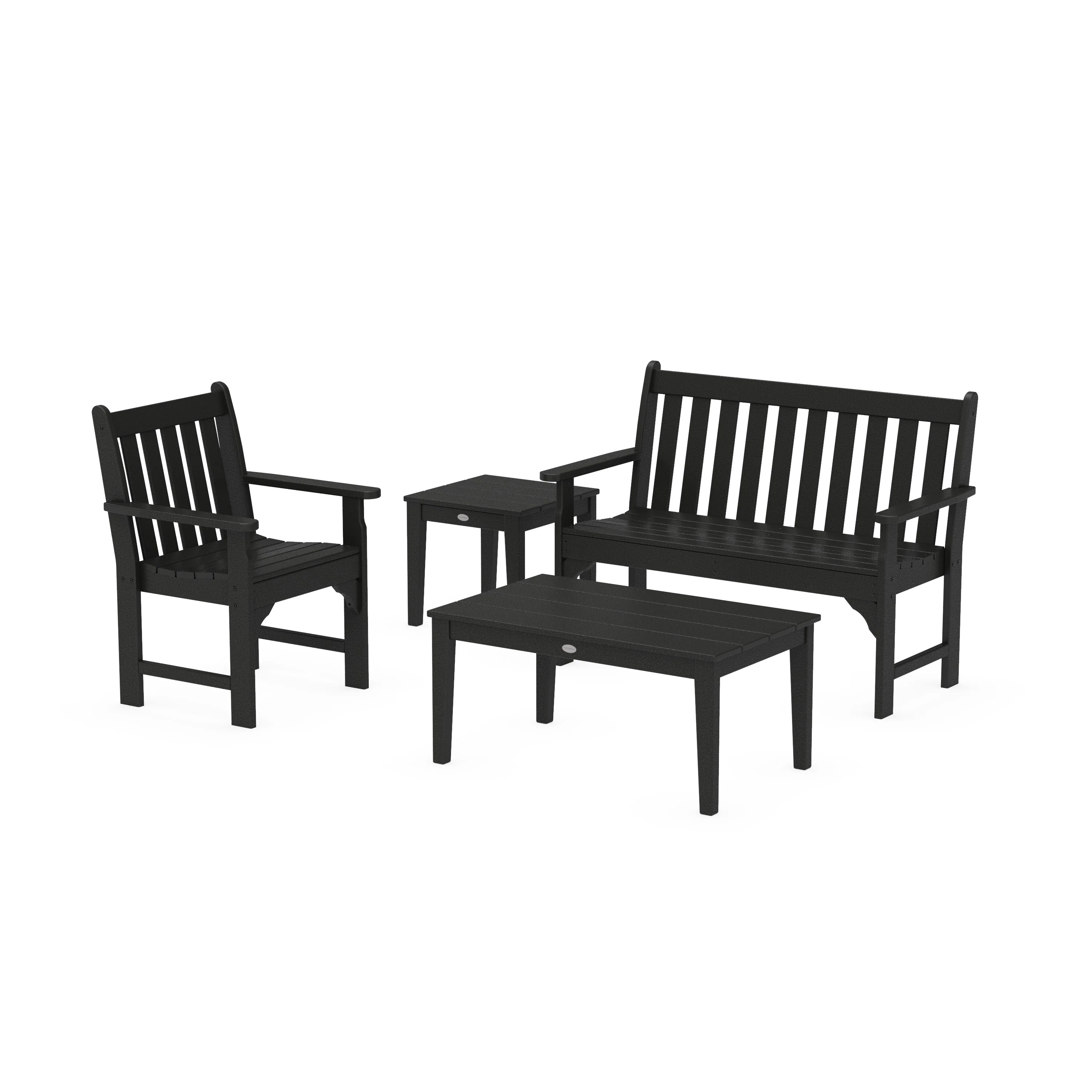 Vineyard 4-Piece Bench Seating Set - Image 10