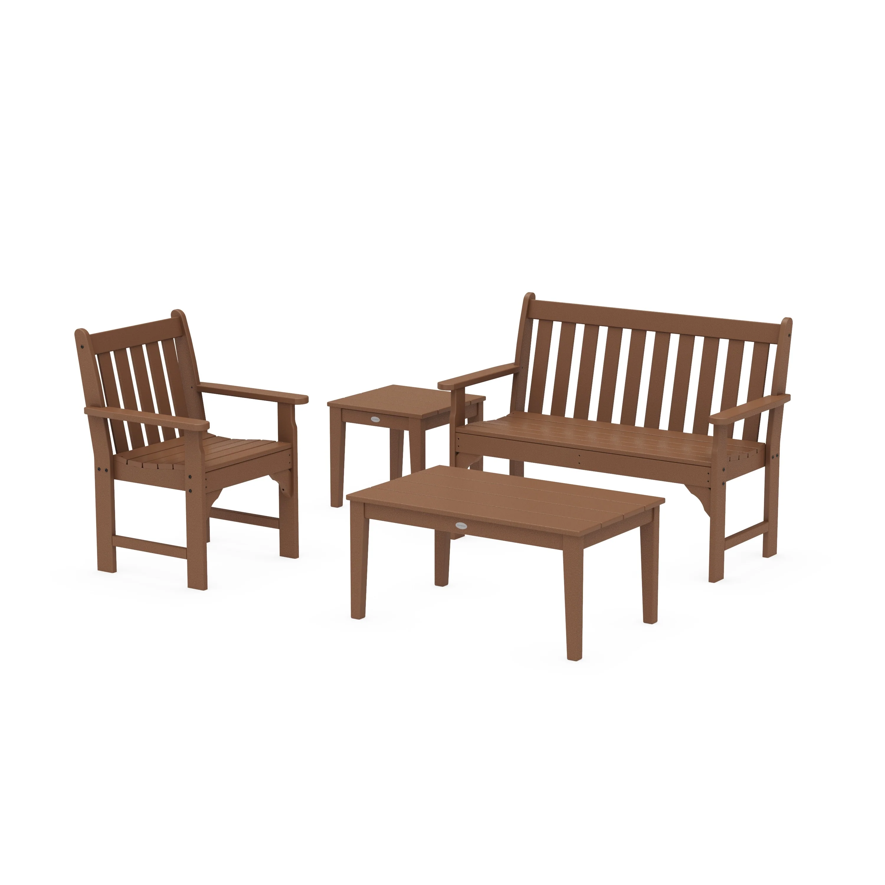 Vineyard 4-Piece Bench Seating Set - Image 3