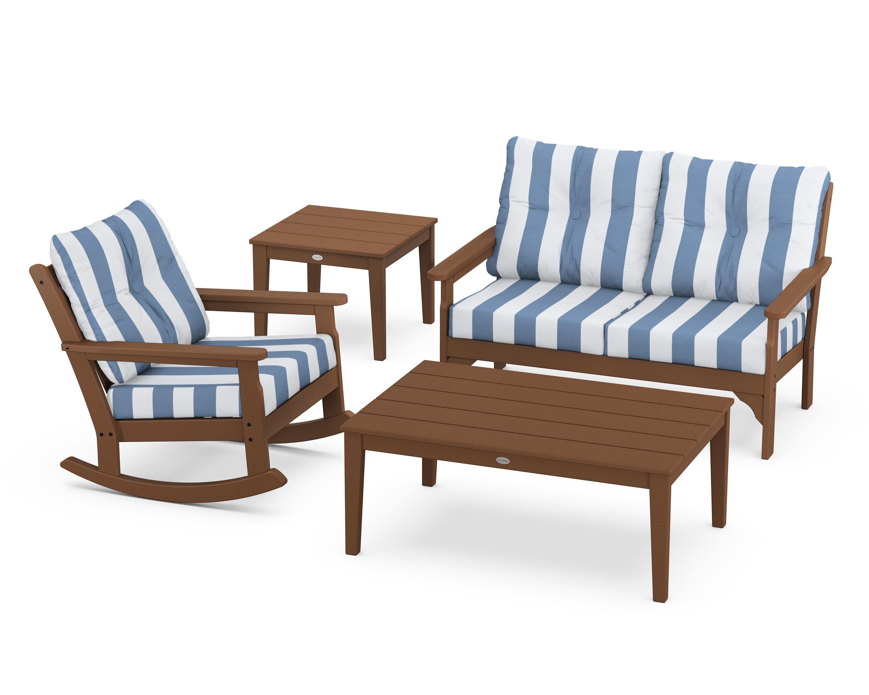 Vineyard 4-Piece Deep Seating Rocker Set - Image 108