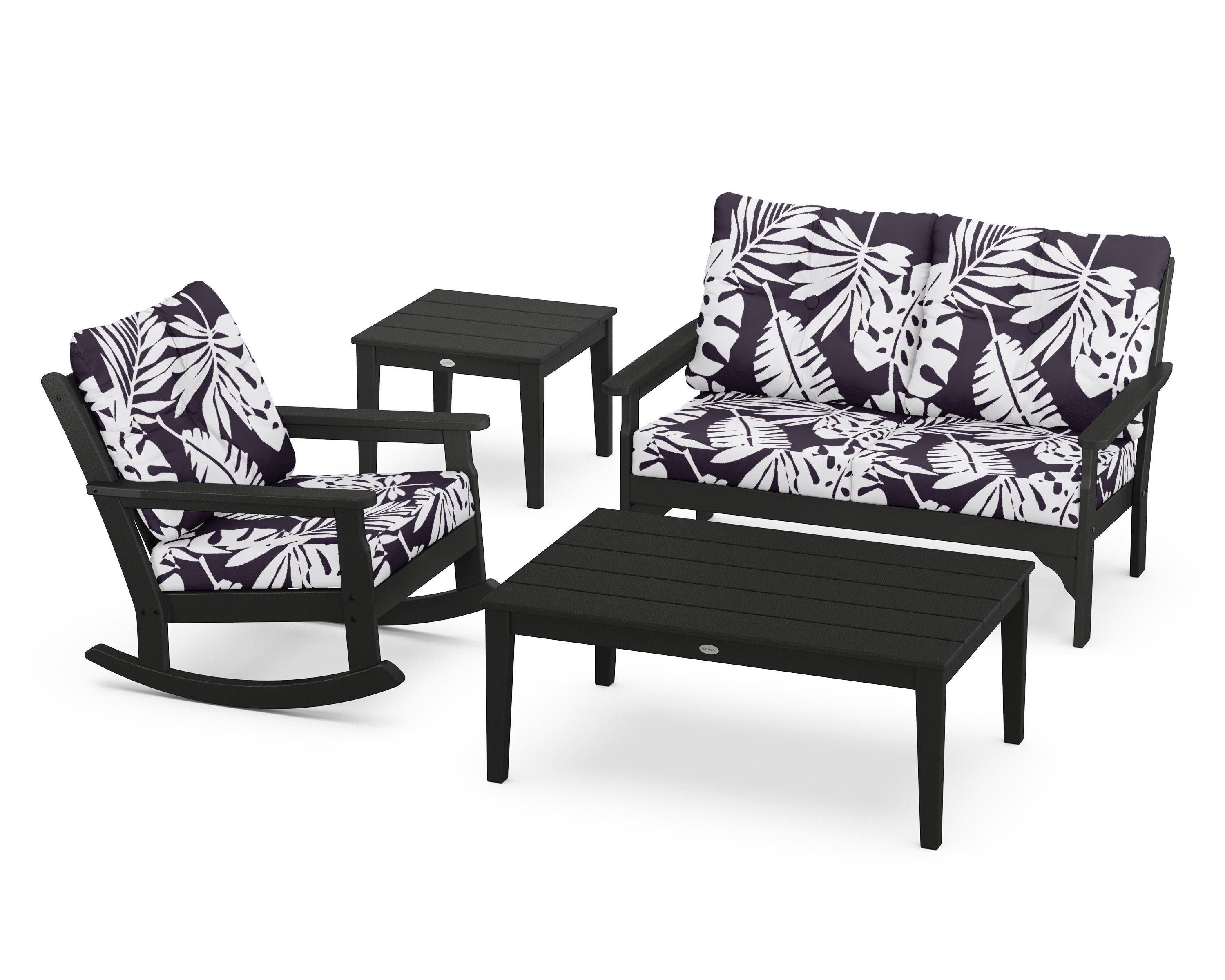 Vineyard 4-Piece Deep Seating Rocker Set - Image 111