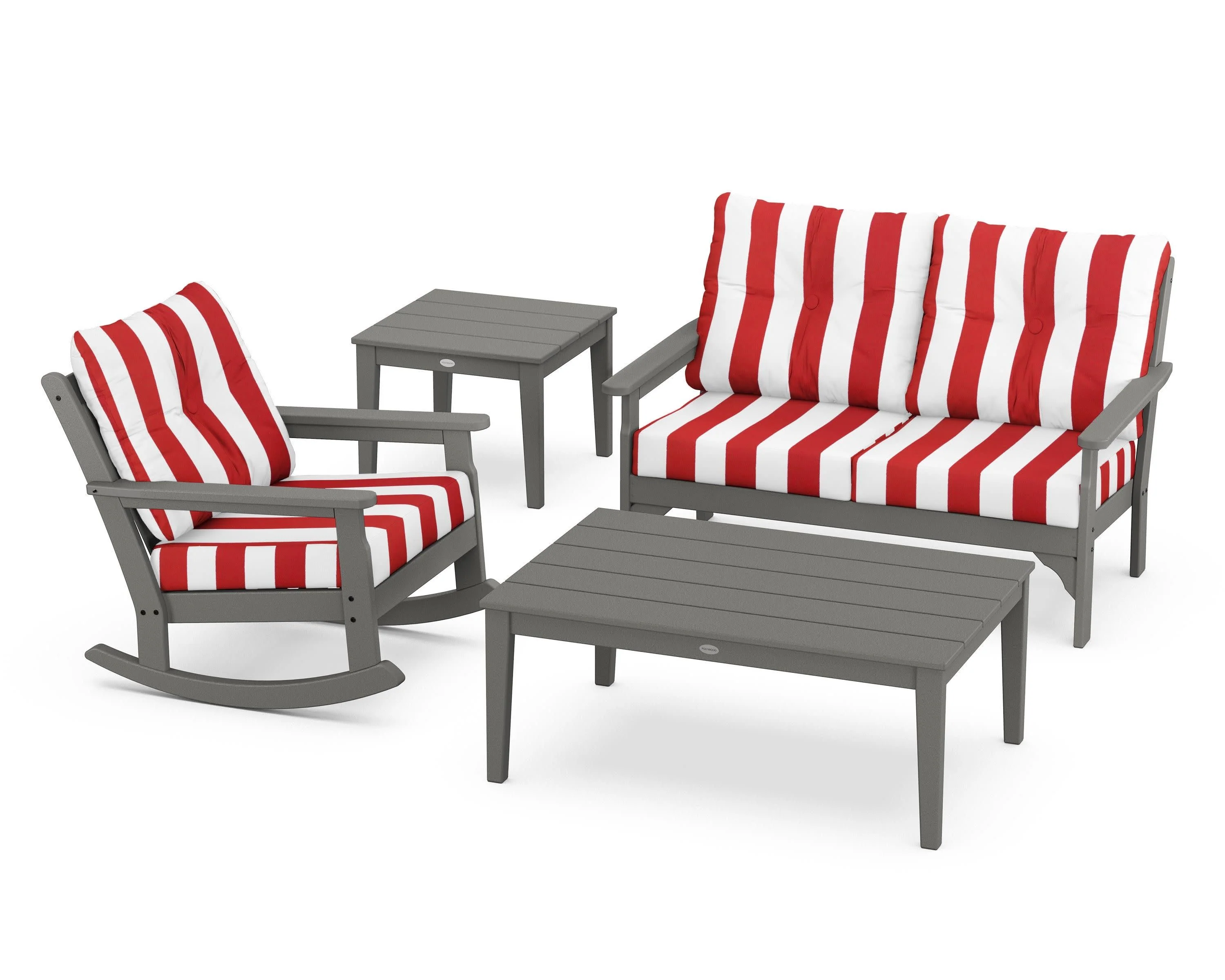 Vineyard 4-Piece Deep Seating Rocker Set - Image 169