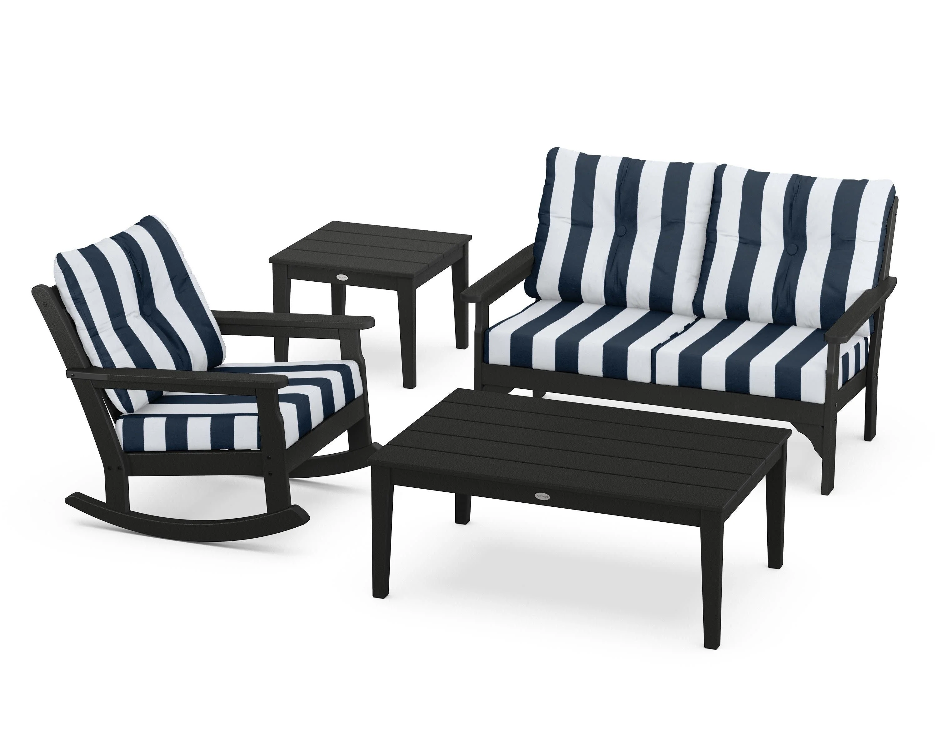 Vineyard 4-Piece Deep Seating Rocker Set - Image 182