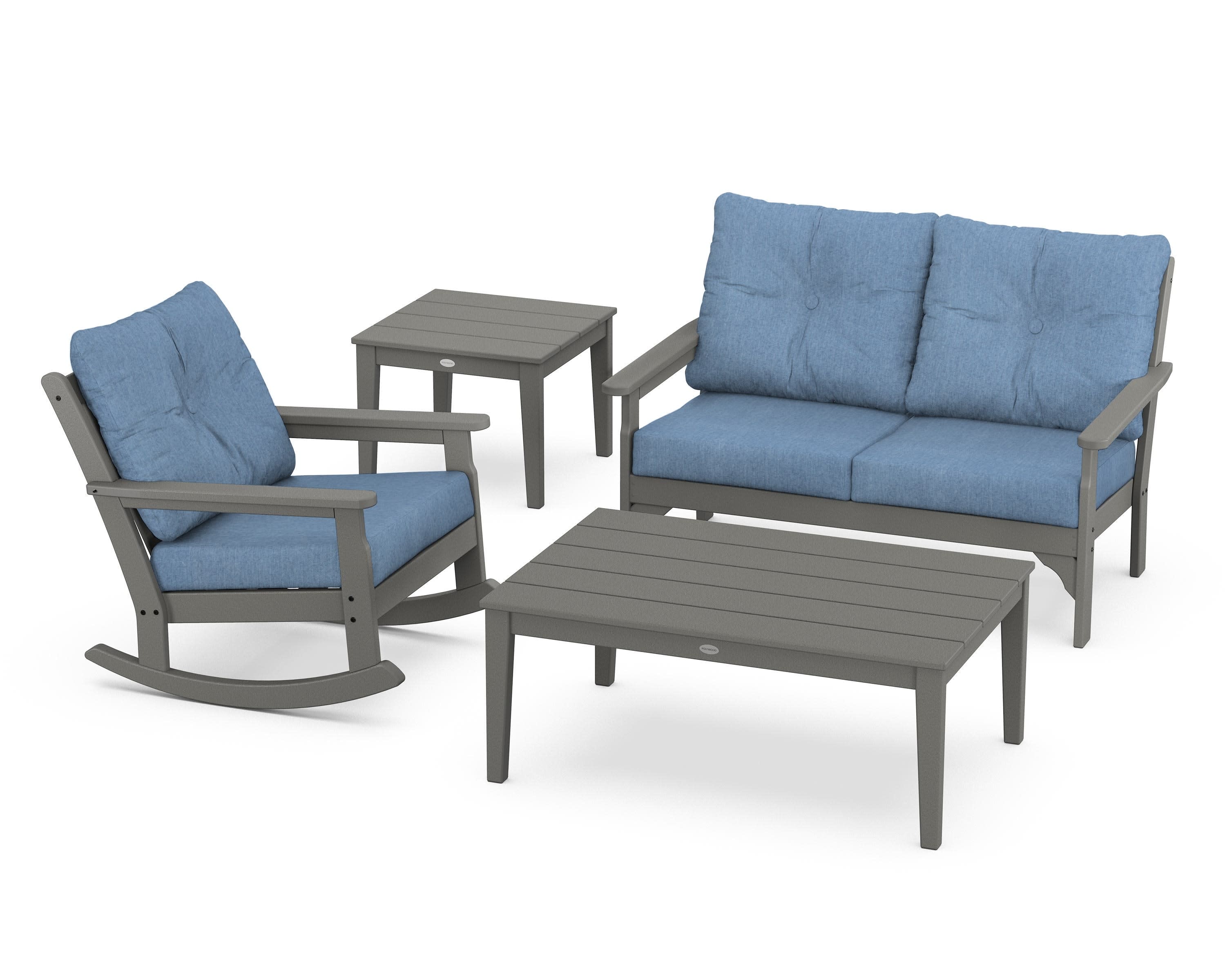 Vineyard 4-Piece Deep Seating Rocker Set - Image 187