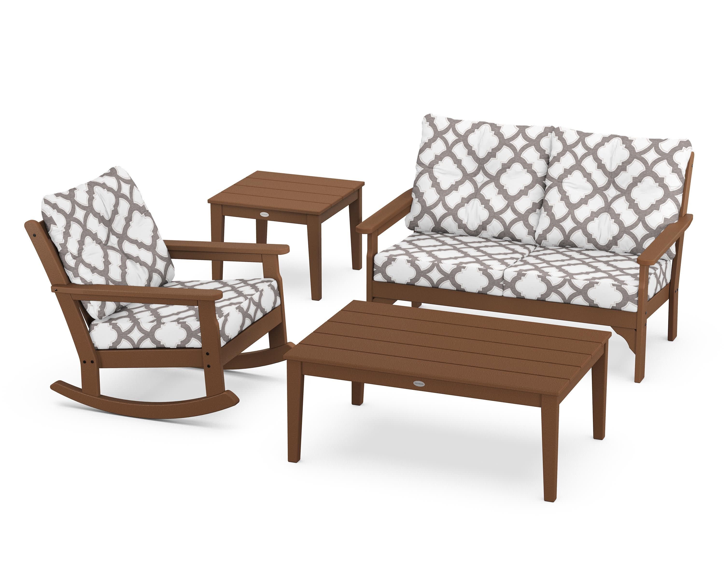 Vineyard 4-Piece Deep Seating Rocker Set - Image 191