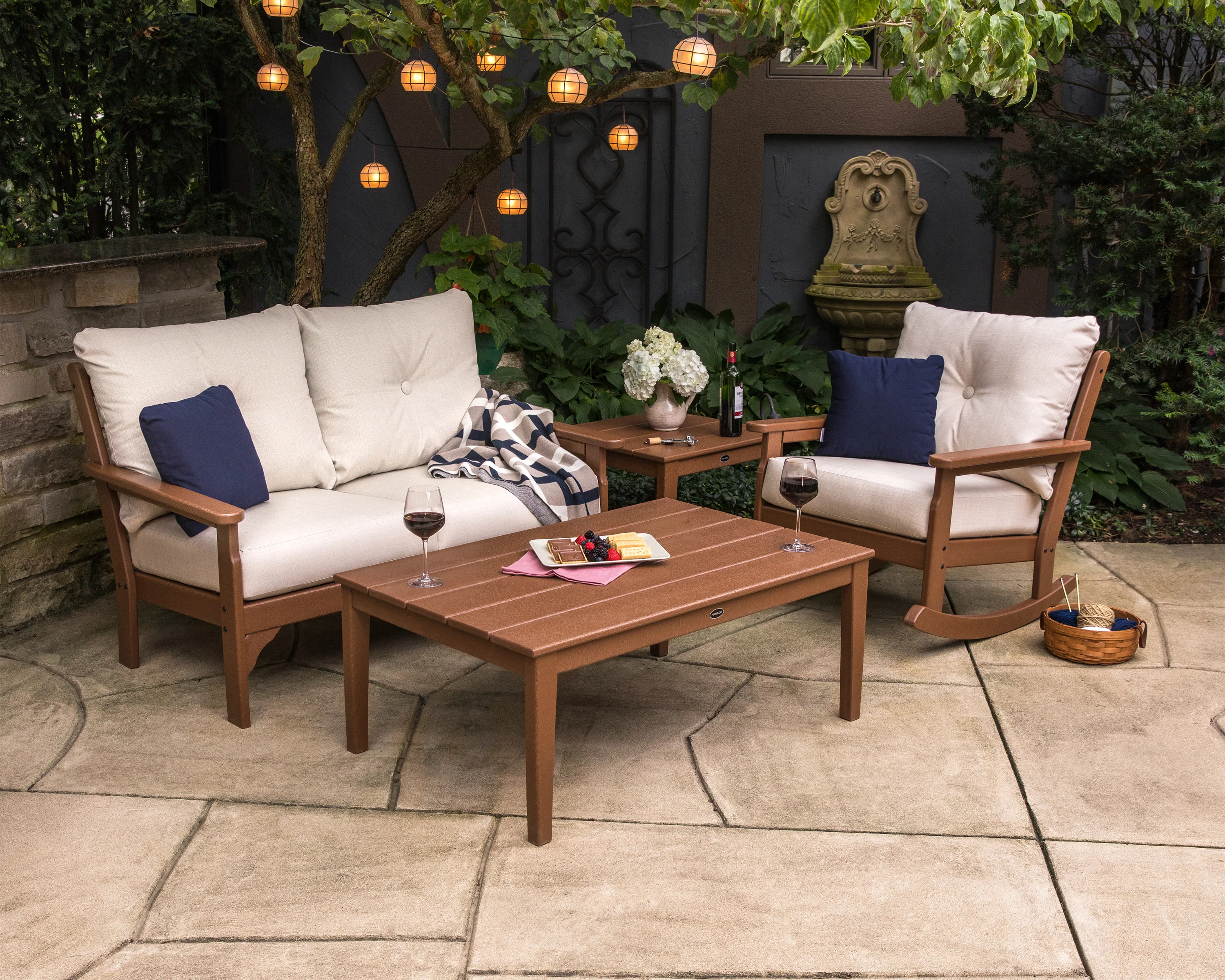 Vineyard 4-Piece Deep Seating Rocker Set - Image 2