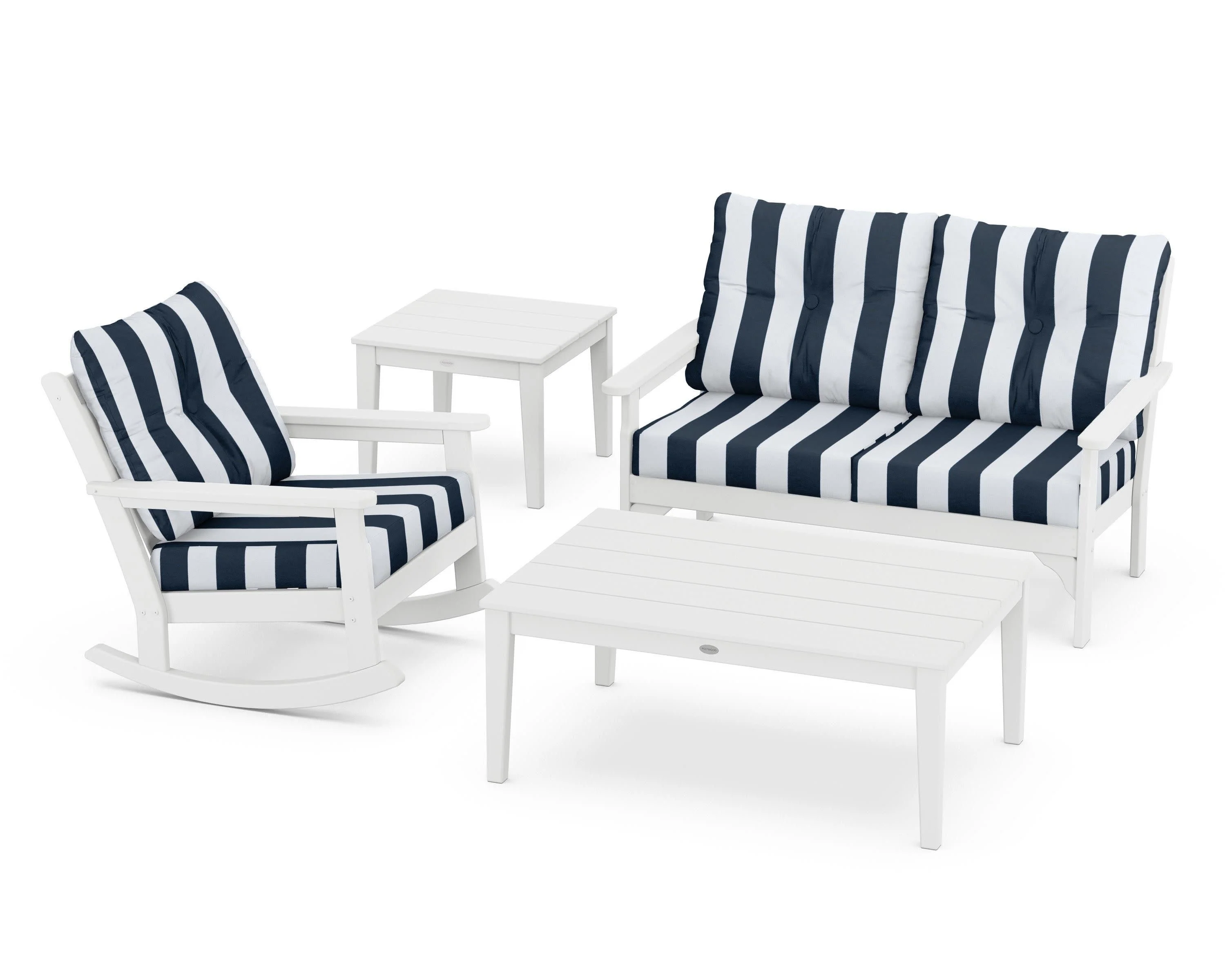 Vineyard 4-Piece Deep Seating Rocker Set - Image 219